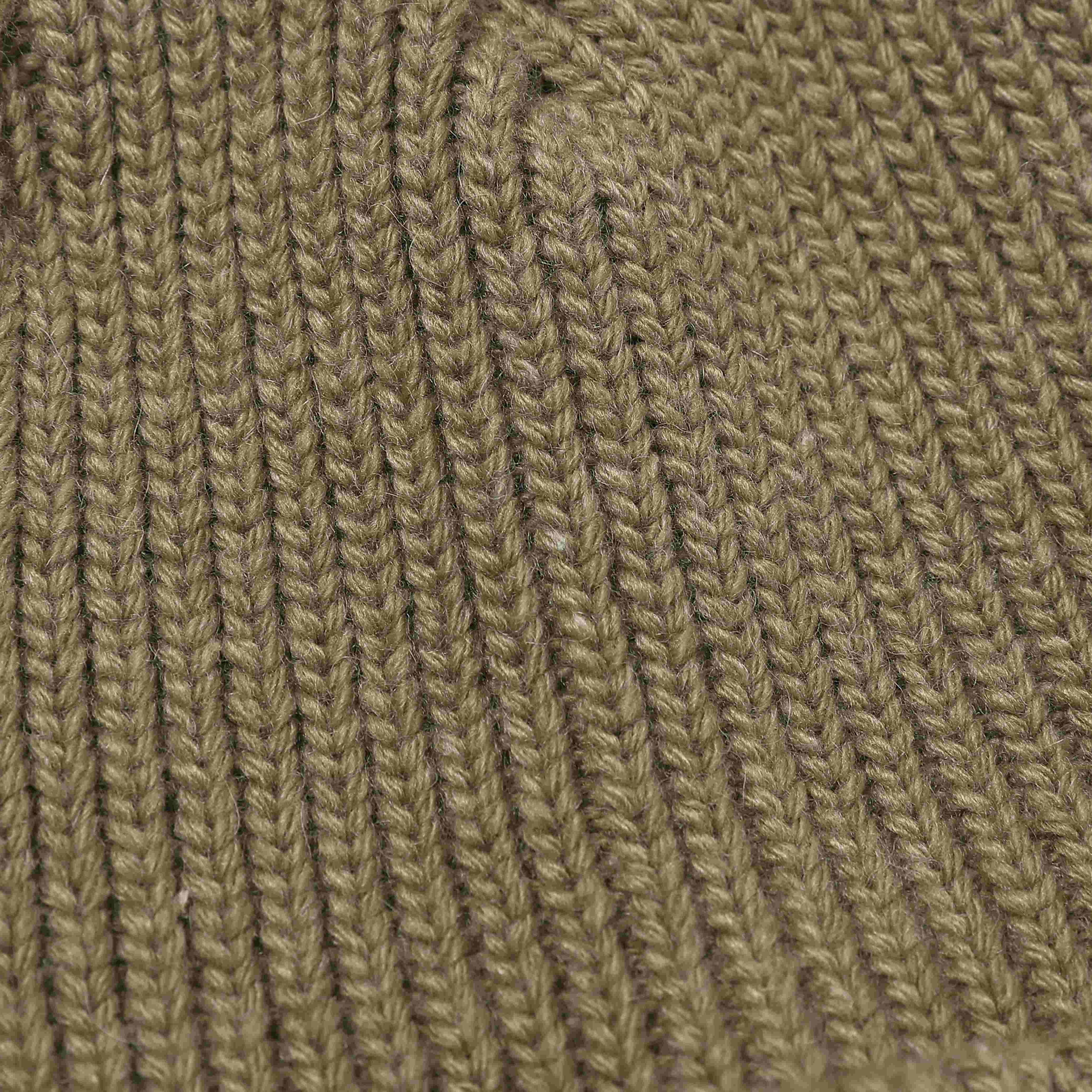 CASHMERE WOOL MIDDLE BEANIE KHAKI