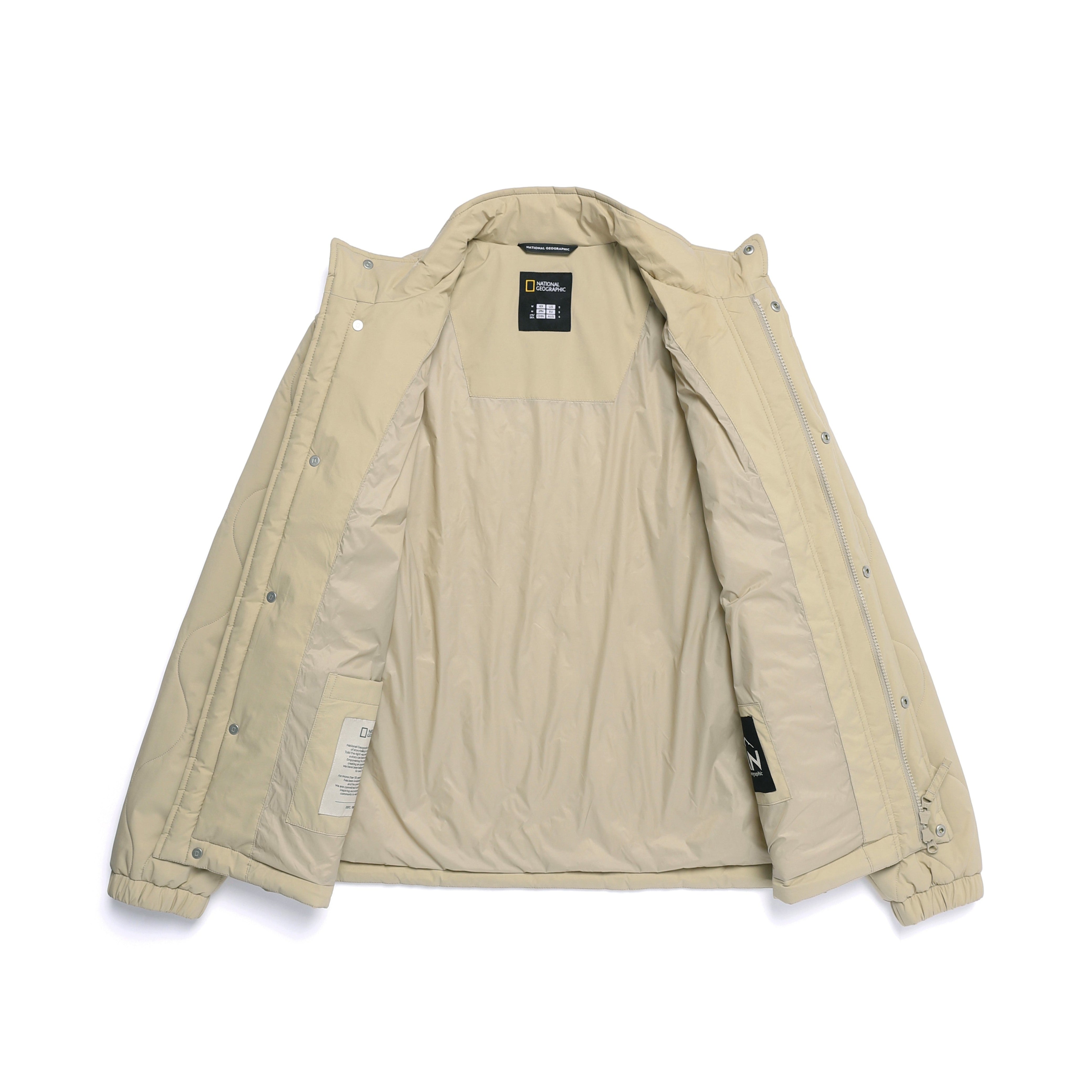 NRN QUILTED PADDING JUMPER MOURNING BEIGE