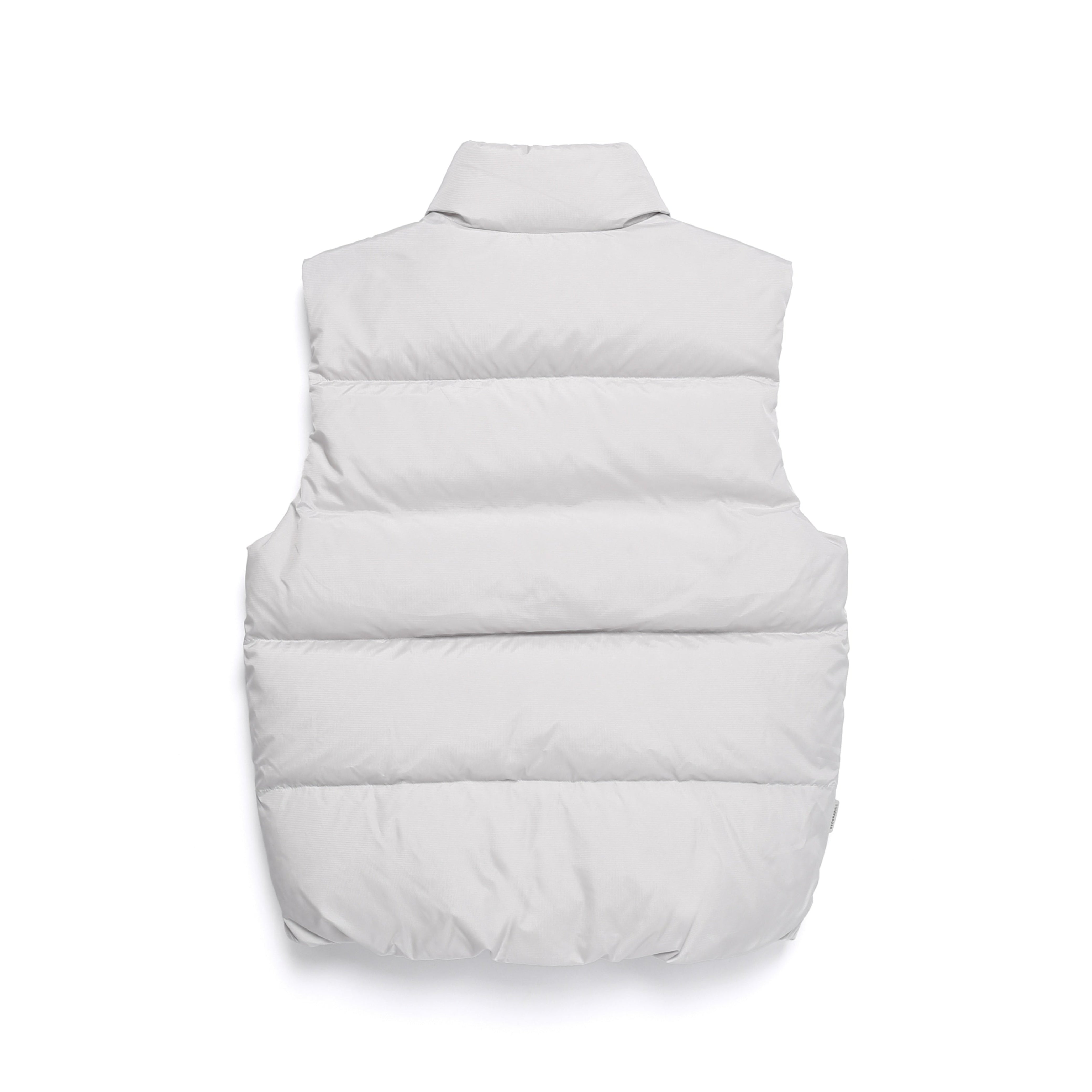 EIRA HIGH-NECK GOOSE DOWN VEST L/GREY