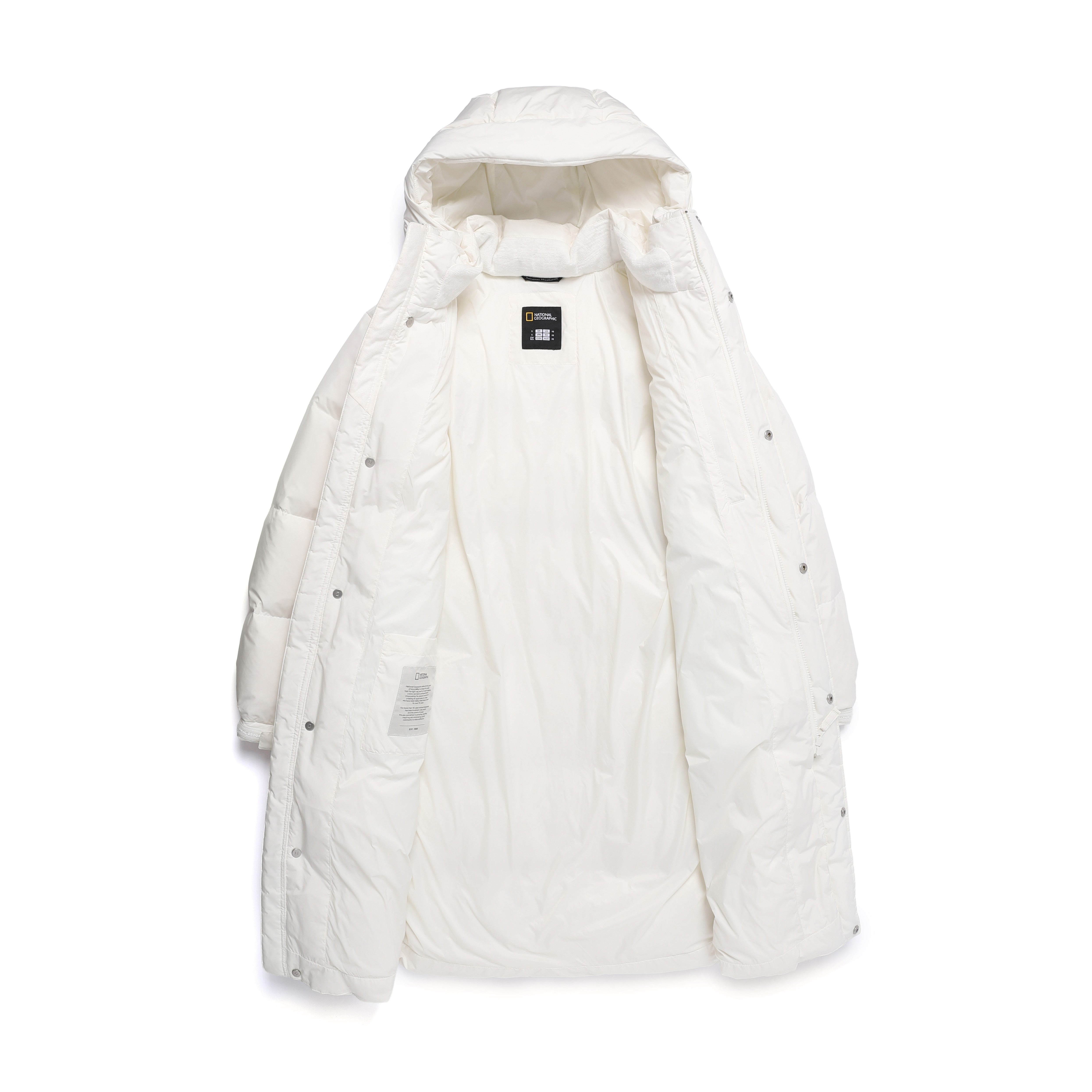 CAPRA LONG DUCK DOWN JUMPER O/WHITE