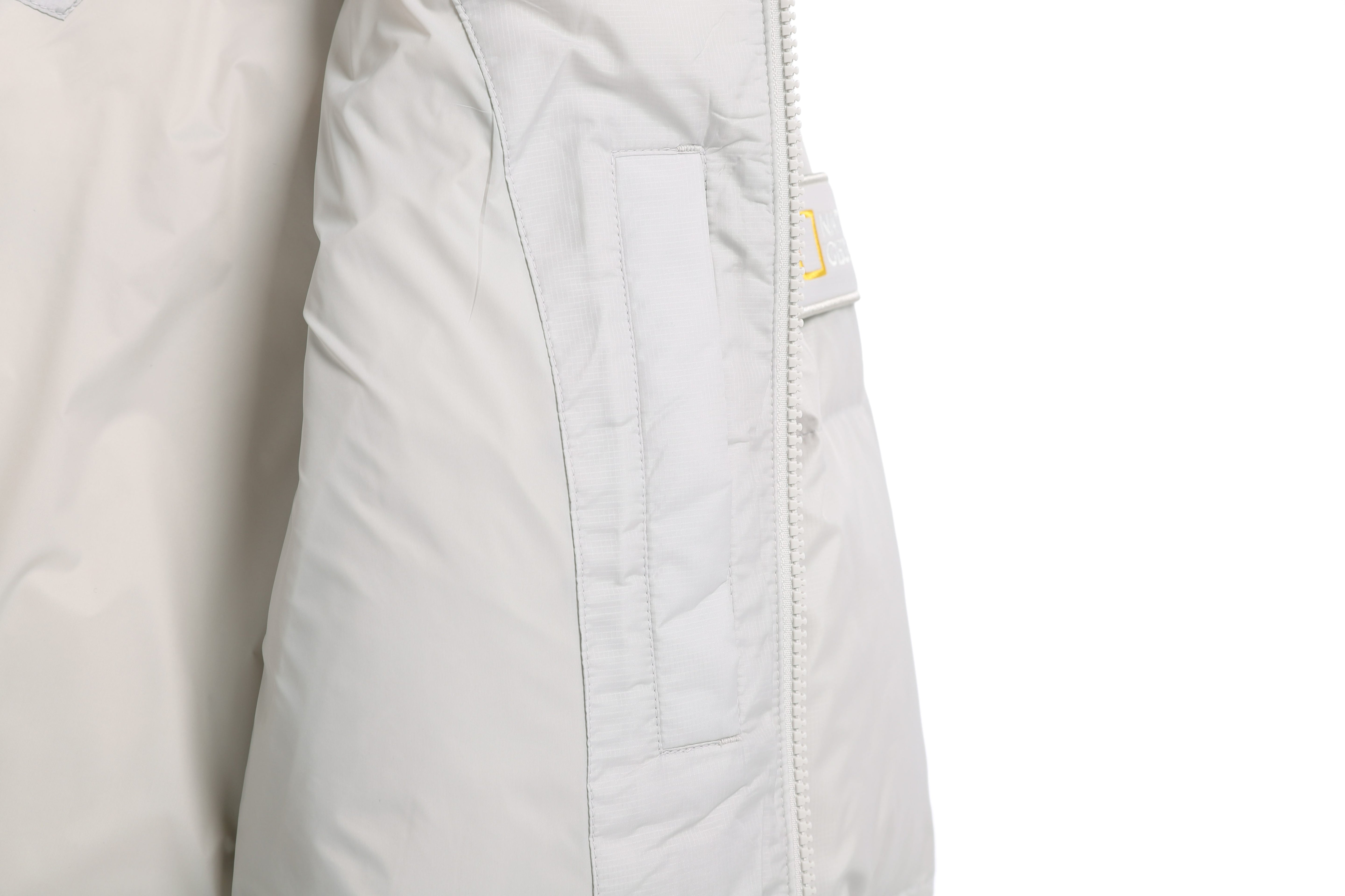 EIRA SHORT LENGTH HOODIE GOOSE DOWN JUMPER L/GREY