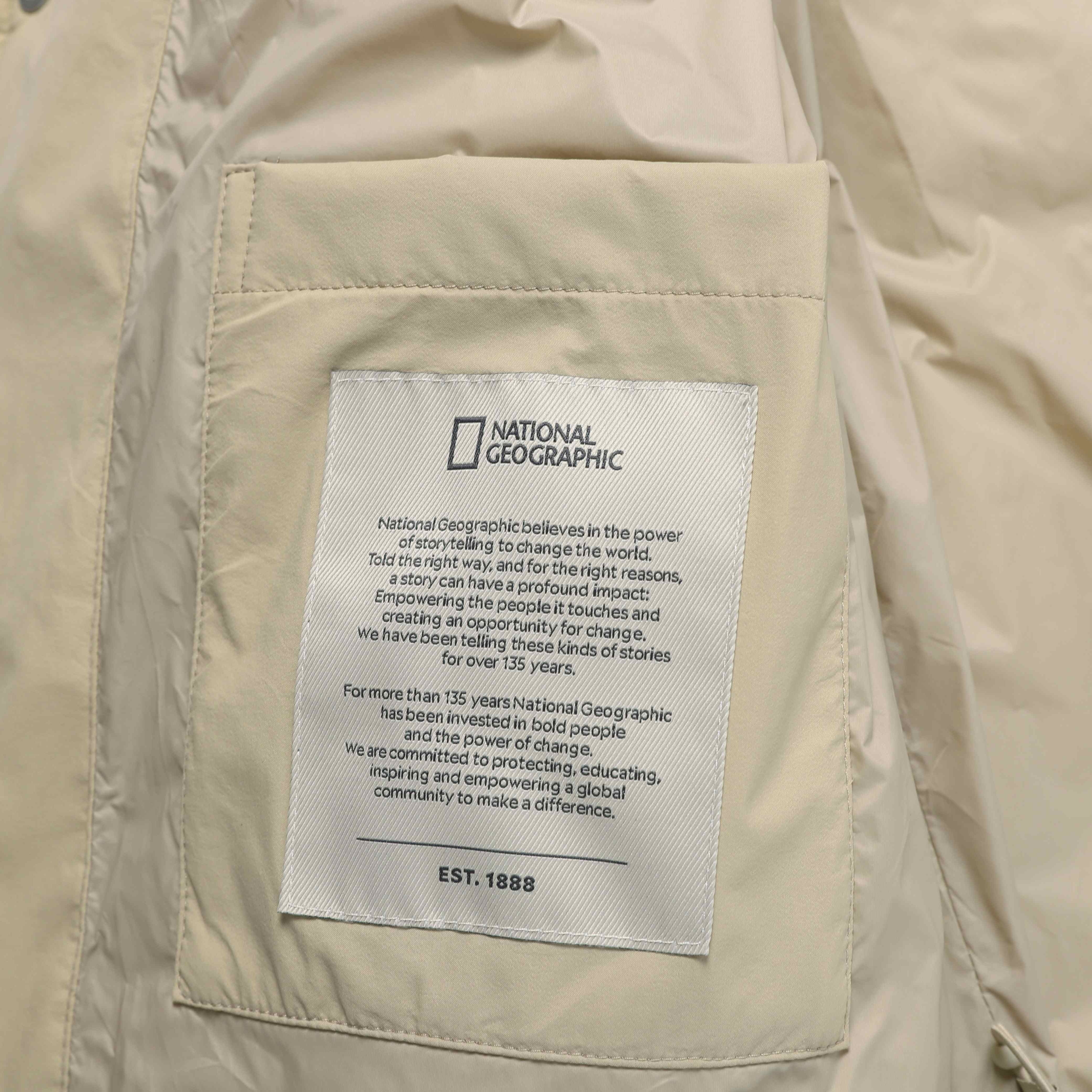 NRN QUILTED PADDING JUMPER MOURNING BEIGE