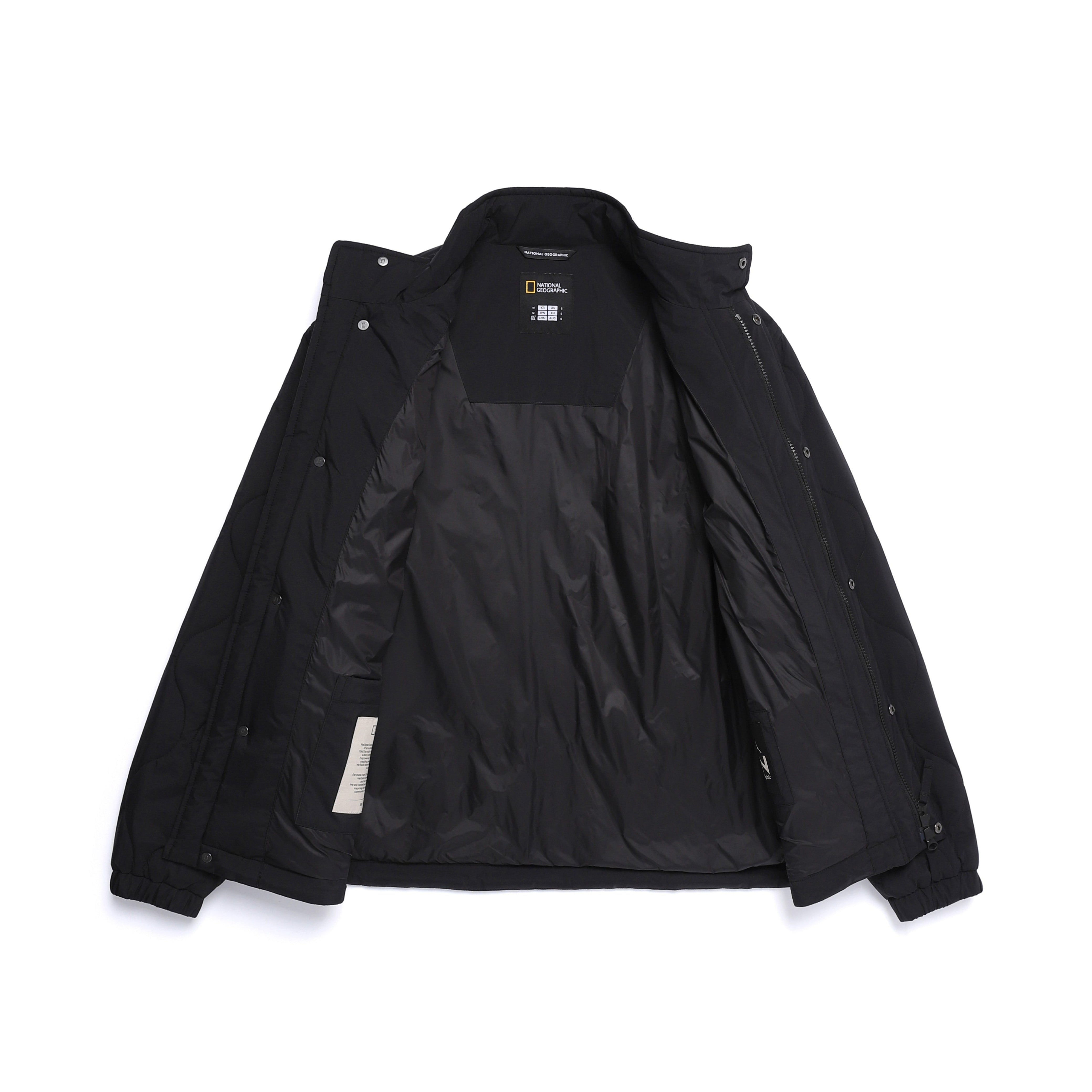 NRN QUILTED PADDING JUMPER BLACK