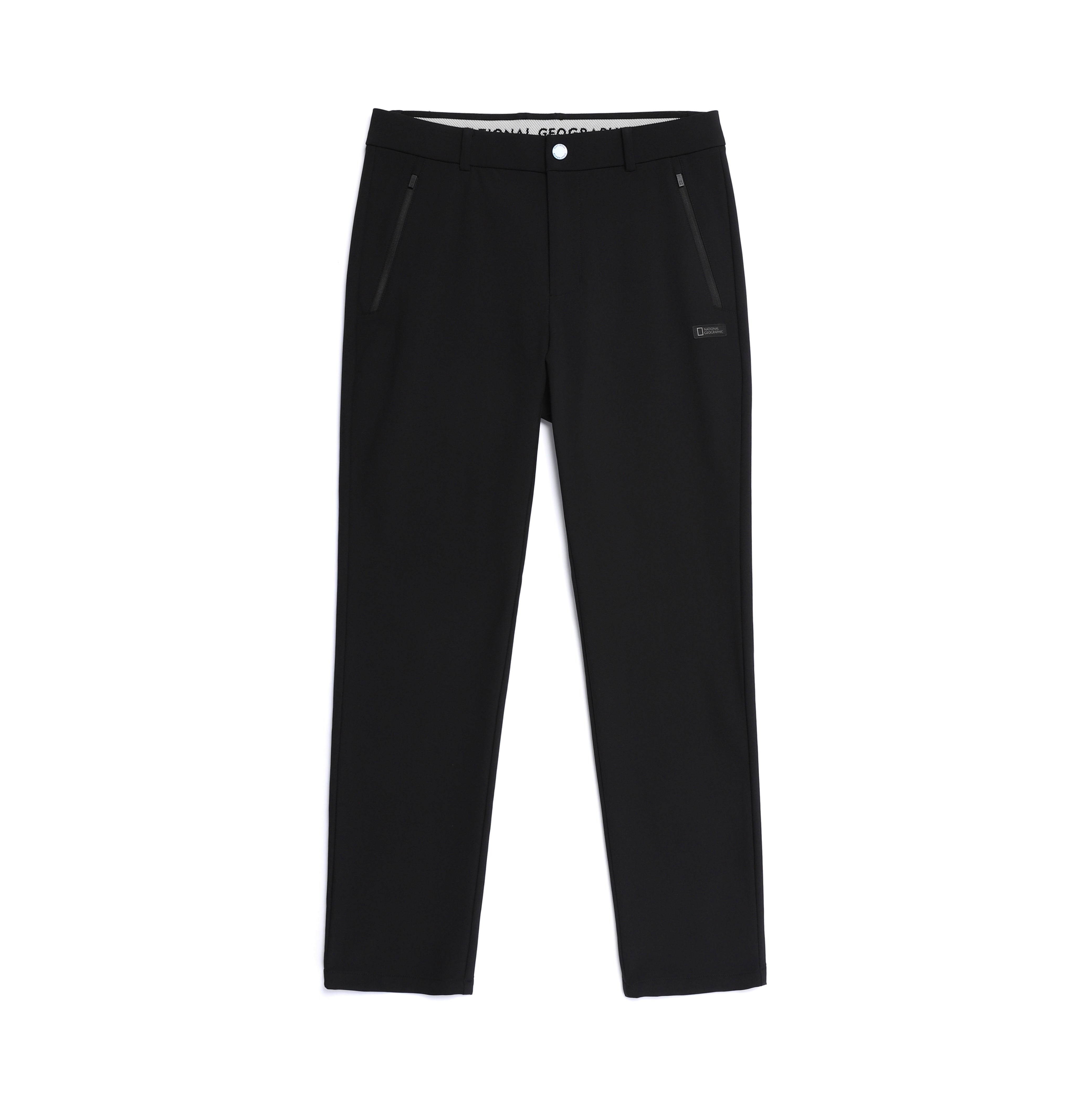 HIGH STRETCH BRUSHED PANTS BLACK