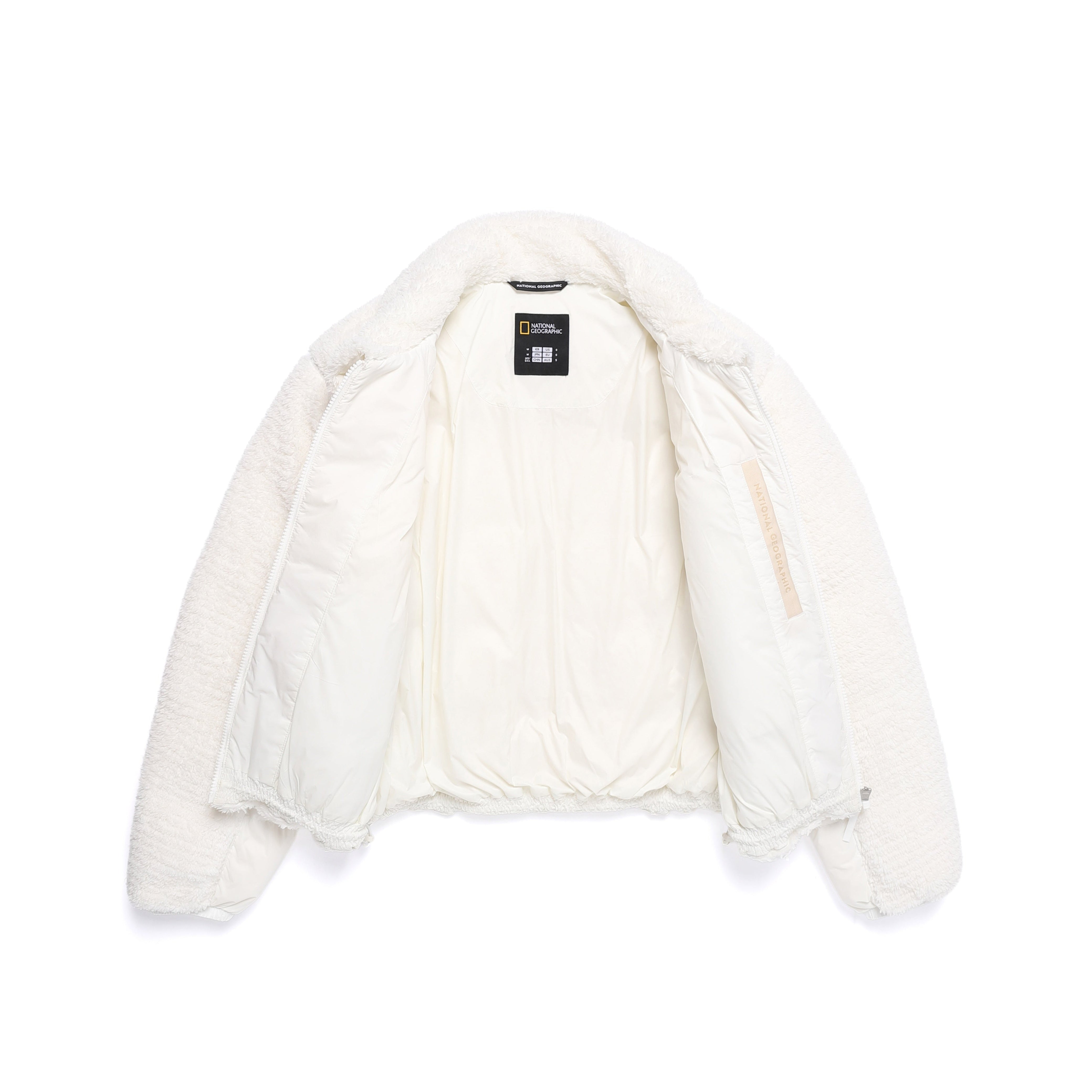 WOMEN ECO FUR HYBRID JUMPER O/WHITE