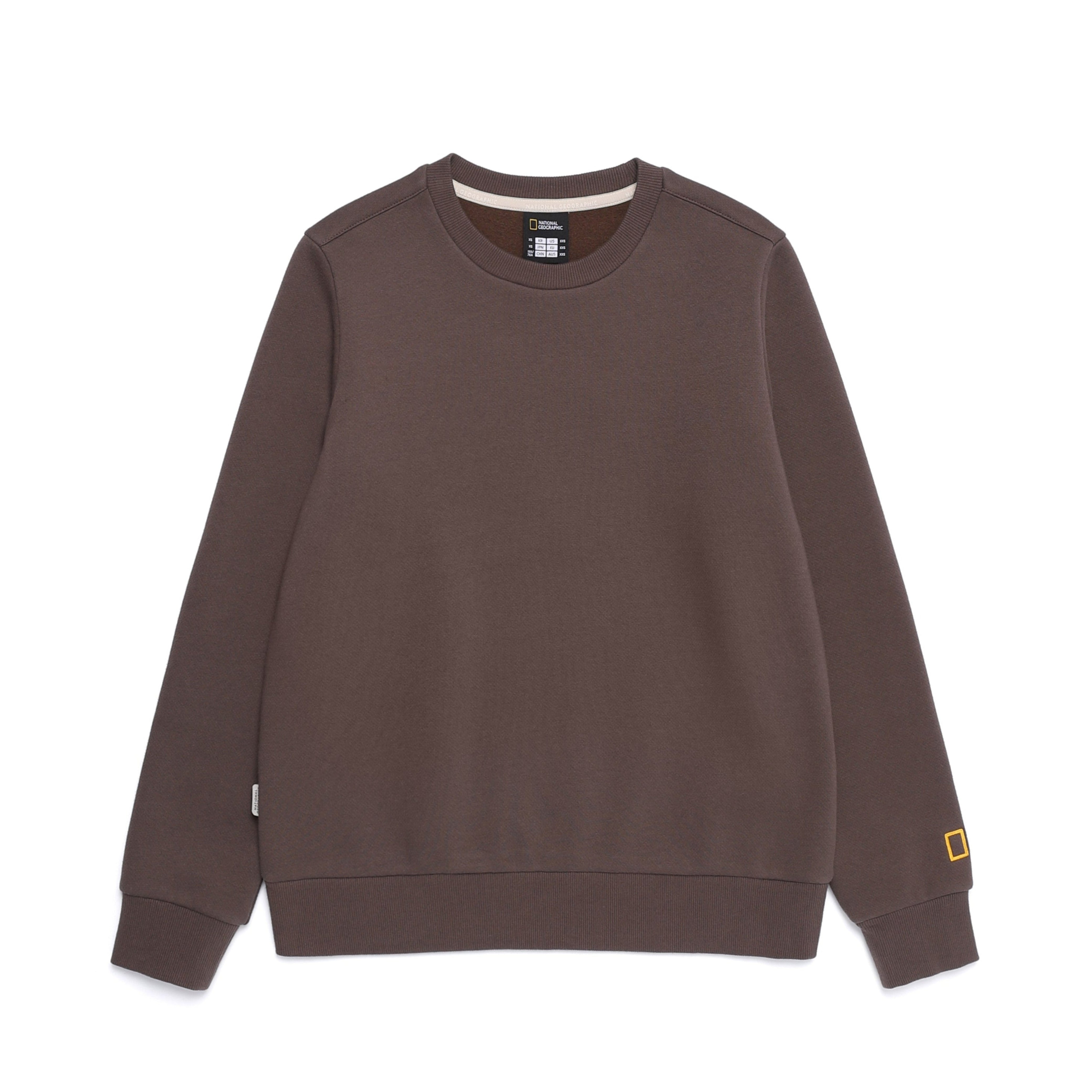 WOMEN ANIMAL GRAPHIC SWEATSHIRT BROWN
