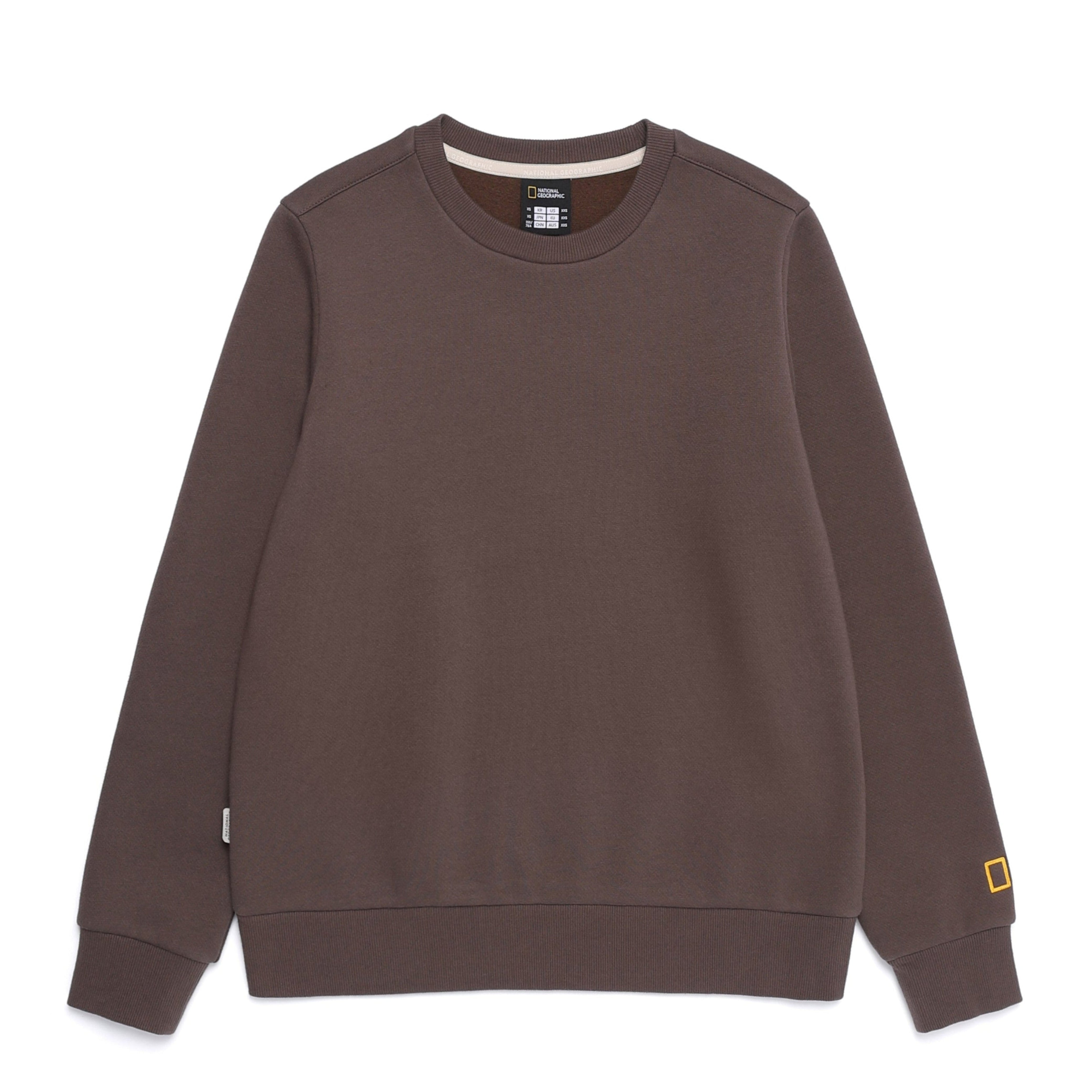 WOMEN ANIMAL GRAPHIC SWEATSHIRT BROWN