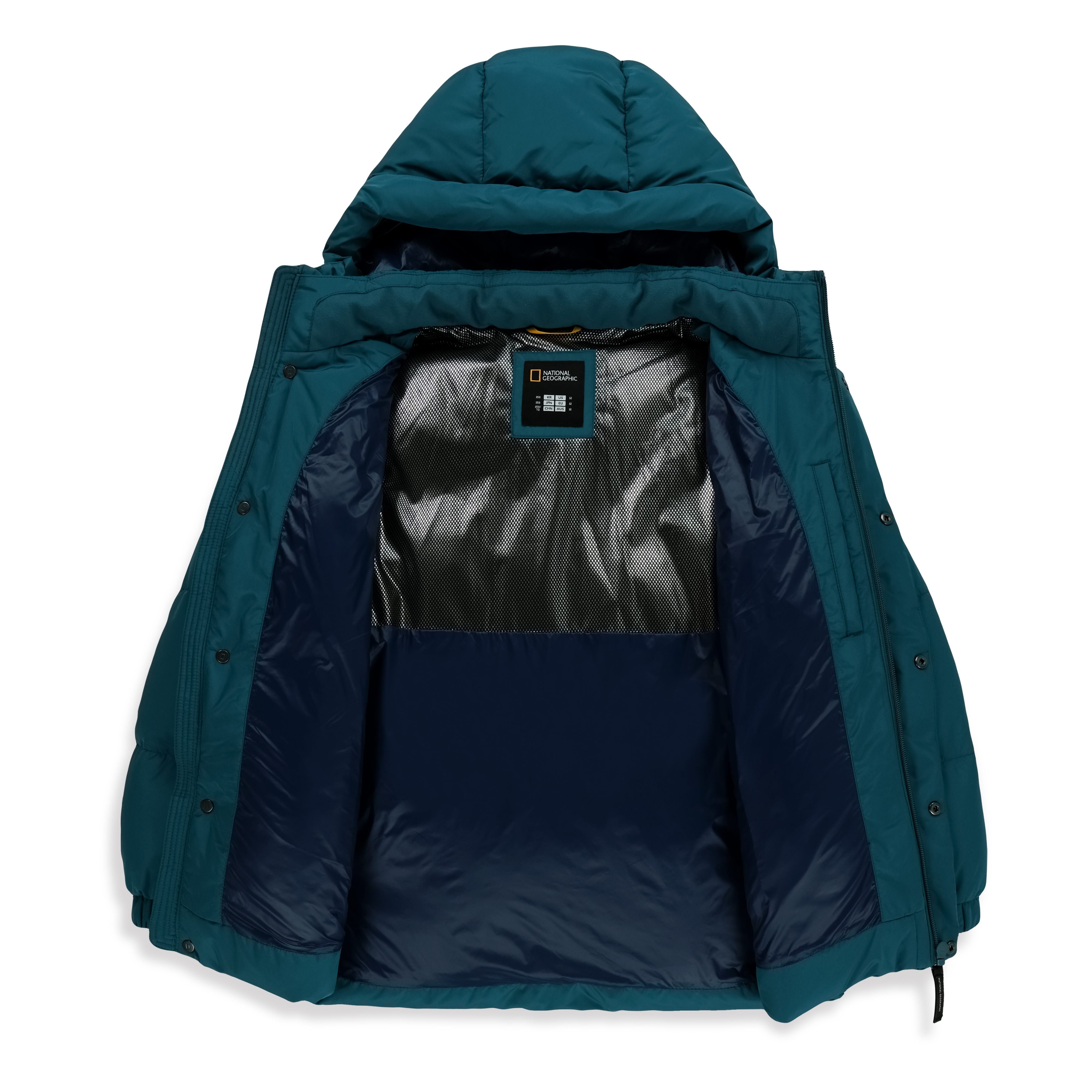 KIDS CAIMAN SHORT DUCK DOWN JUMPER TEAL