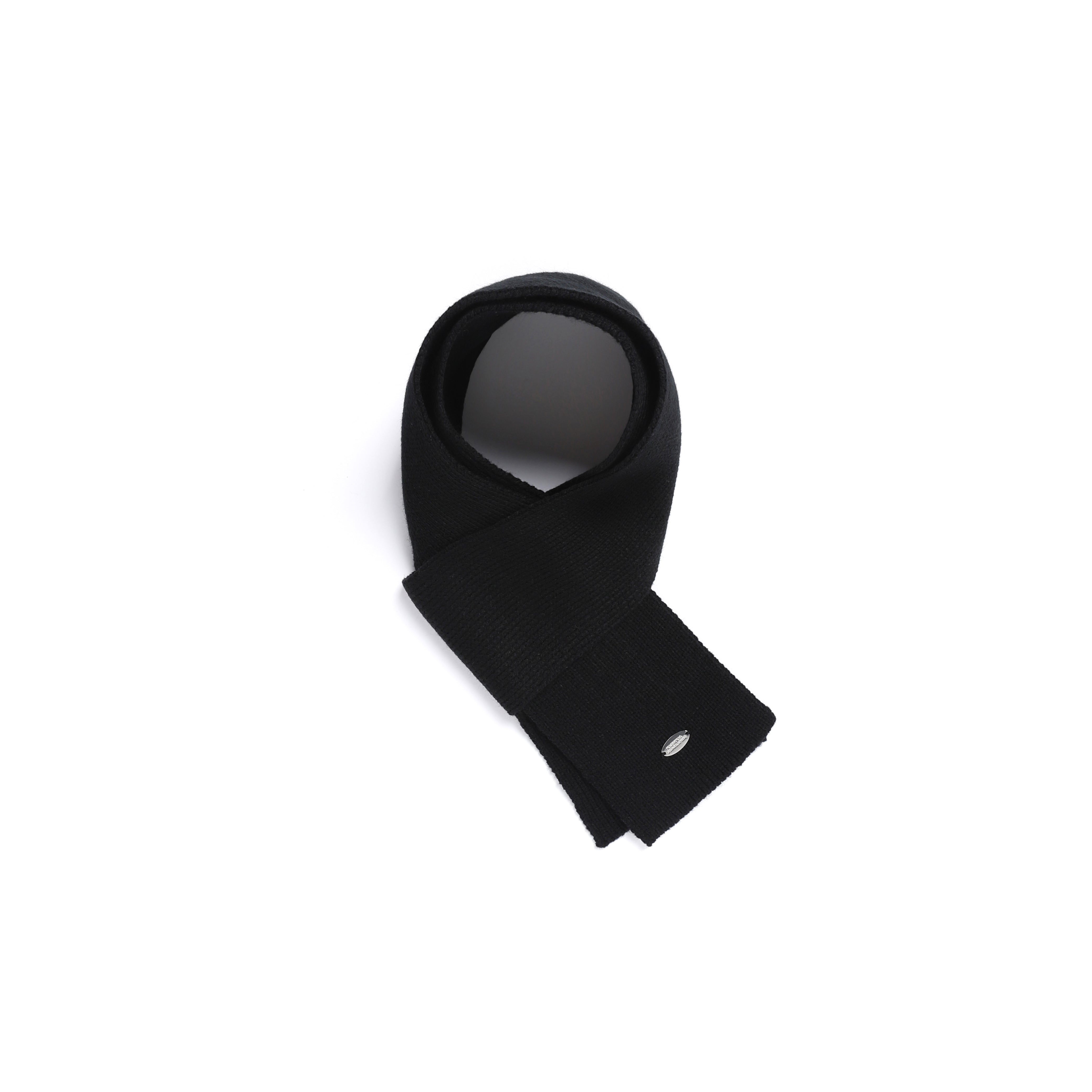 COZY KNIT MUFFLER BLACK