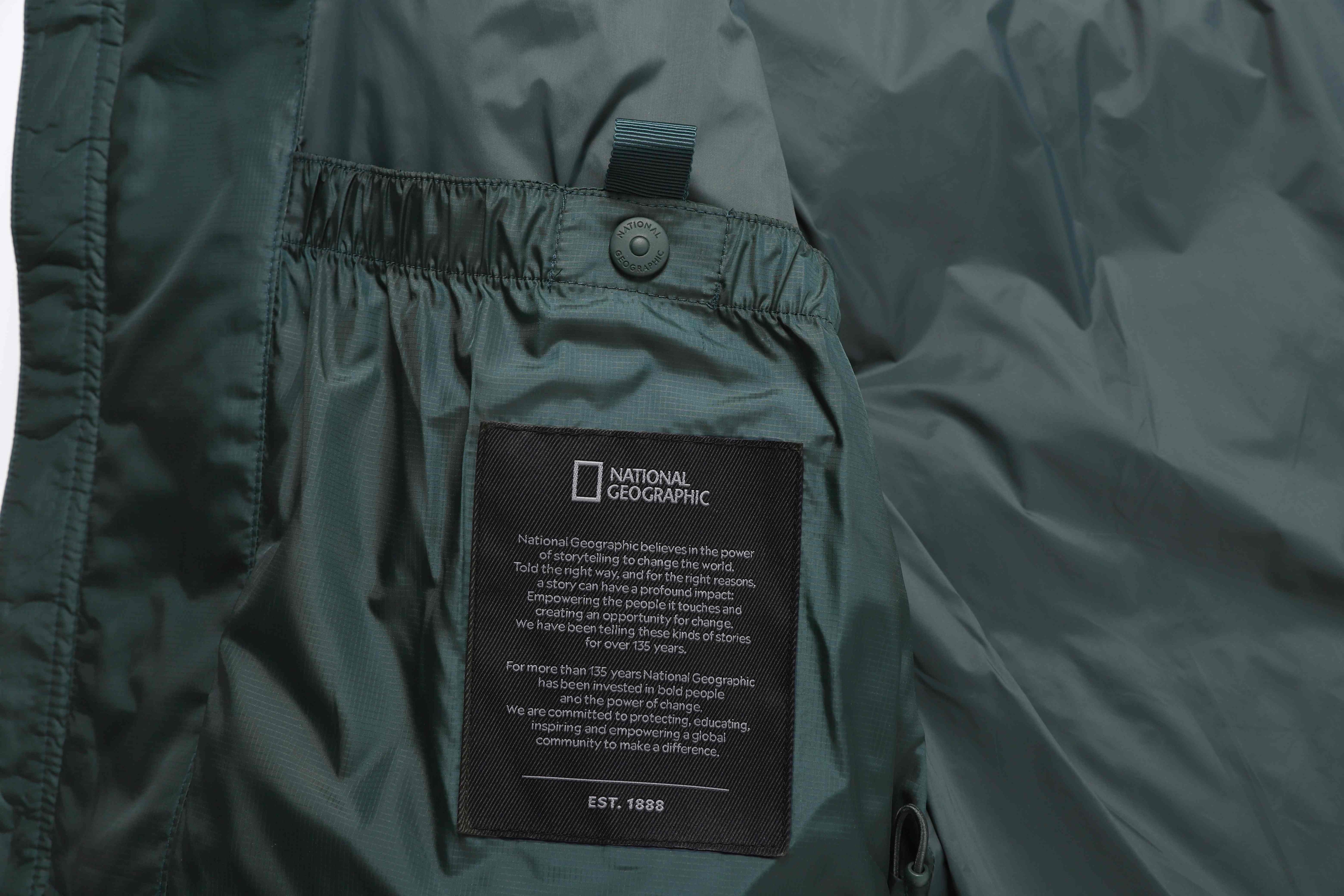 EIRA SHORT LENGTH HIGH NECK GOOSE DOWN JUMPER D/GREEN