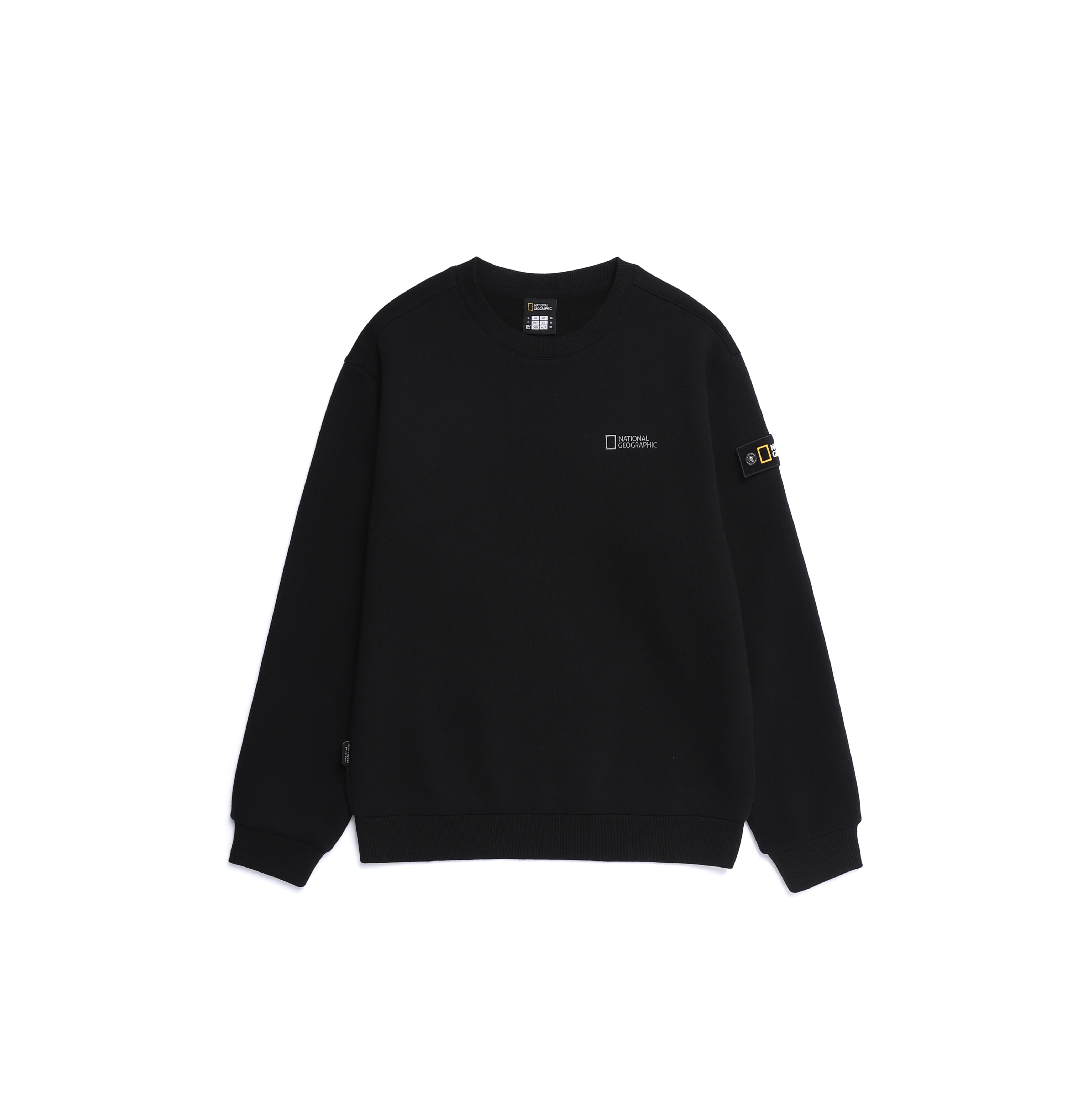 PLICATA SMALL LOGO SWEATSHIRT HITAM
