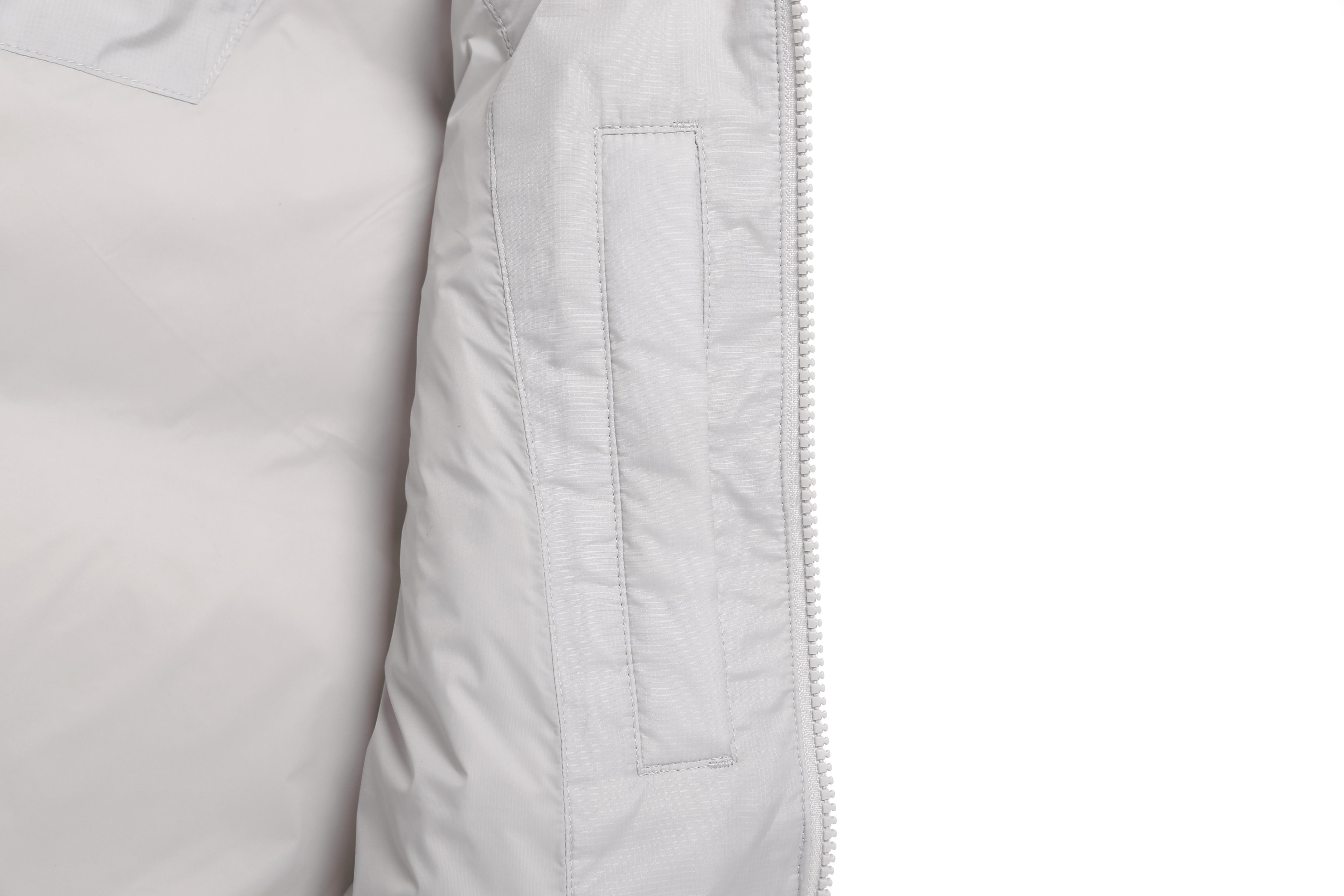 EIRA HIGH-NECK GOOSE DOWN VEST L/GREY