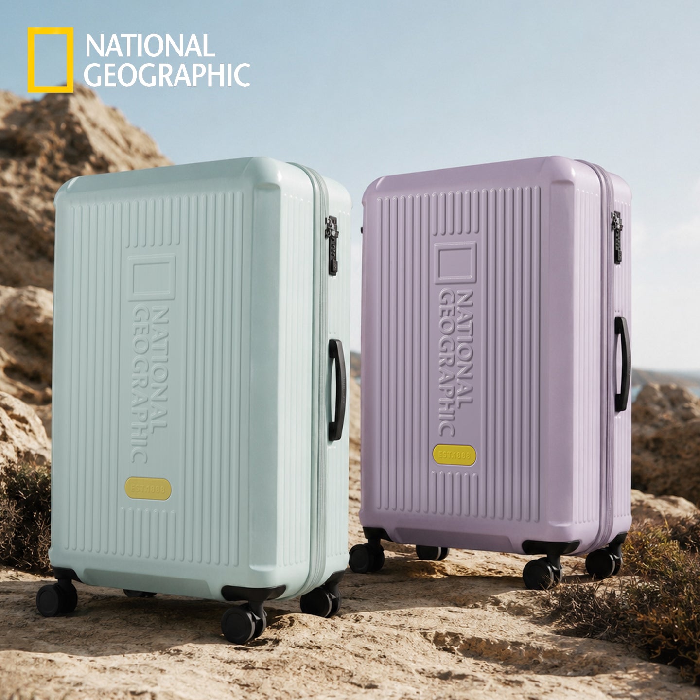 4 Best Bright Suitcases by National Geographic for Every Trip