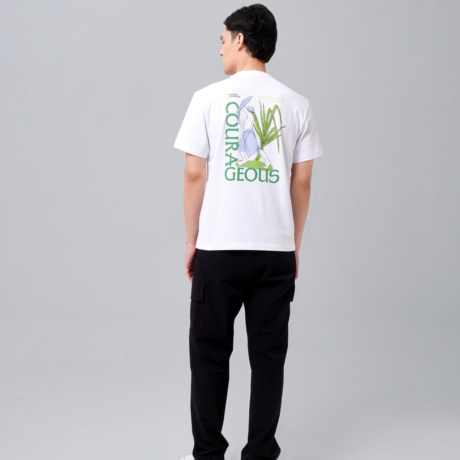 INDONESIA PANDAN BATTLE T-SHIRT (BASIC FIT) WHITE