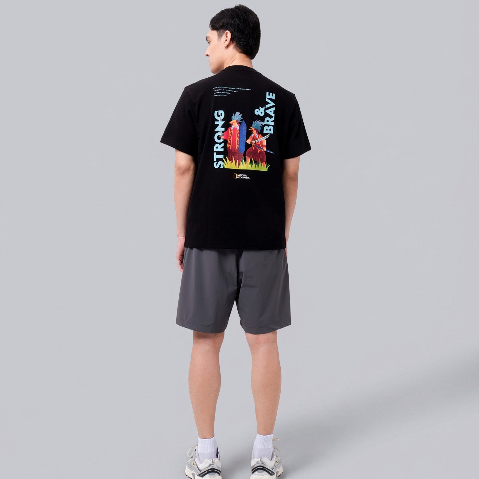 INDONESIA KABASARAN DANCE T-SHIRT (BASIC FIT) BLACK