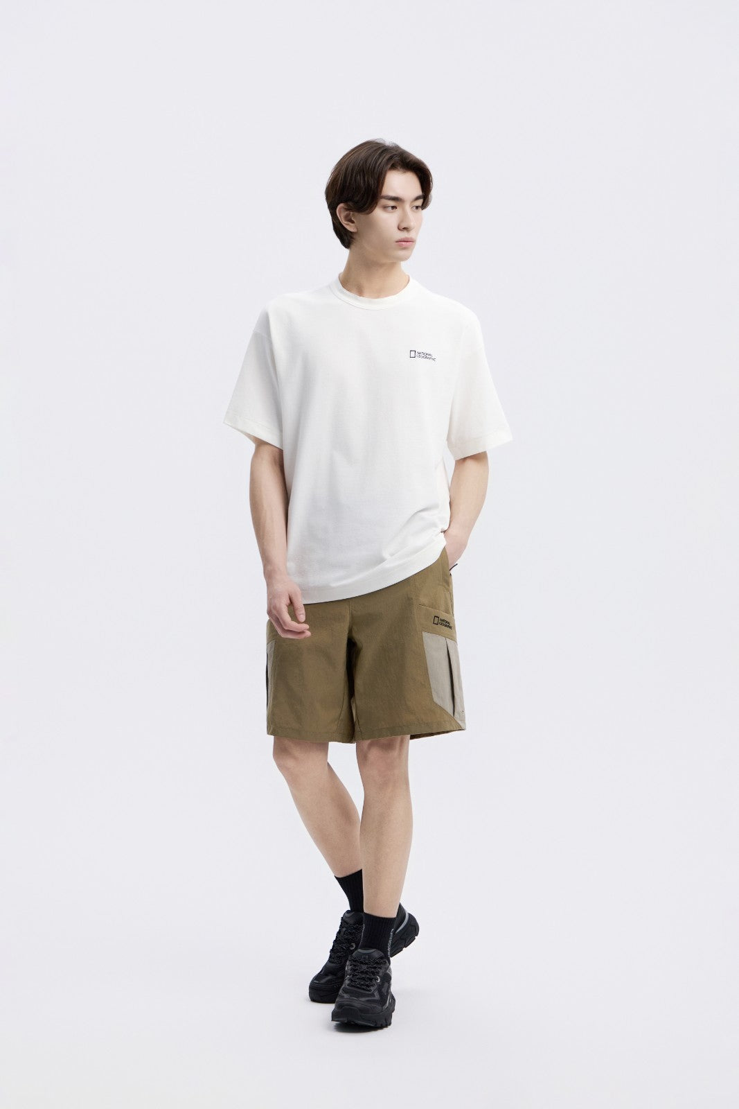 NRN UTILITY 5-INCH SHORTS N/BEIGE