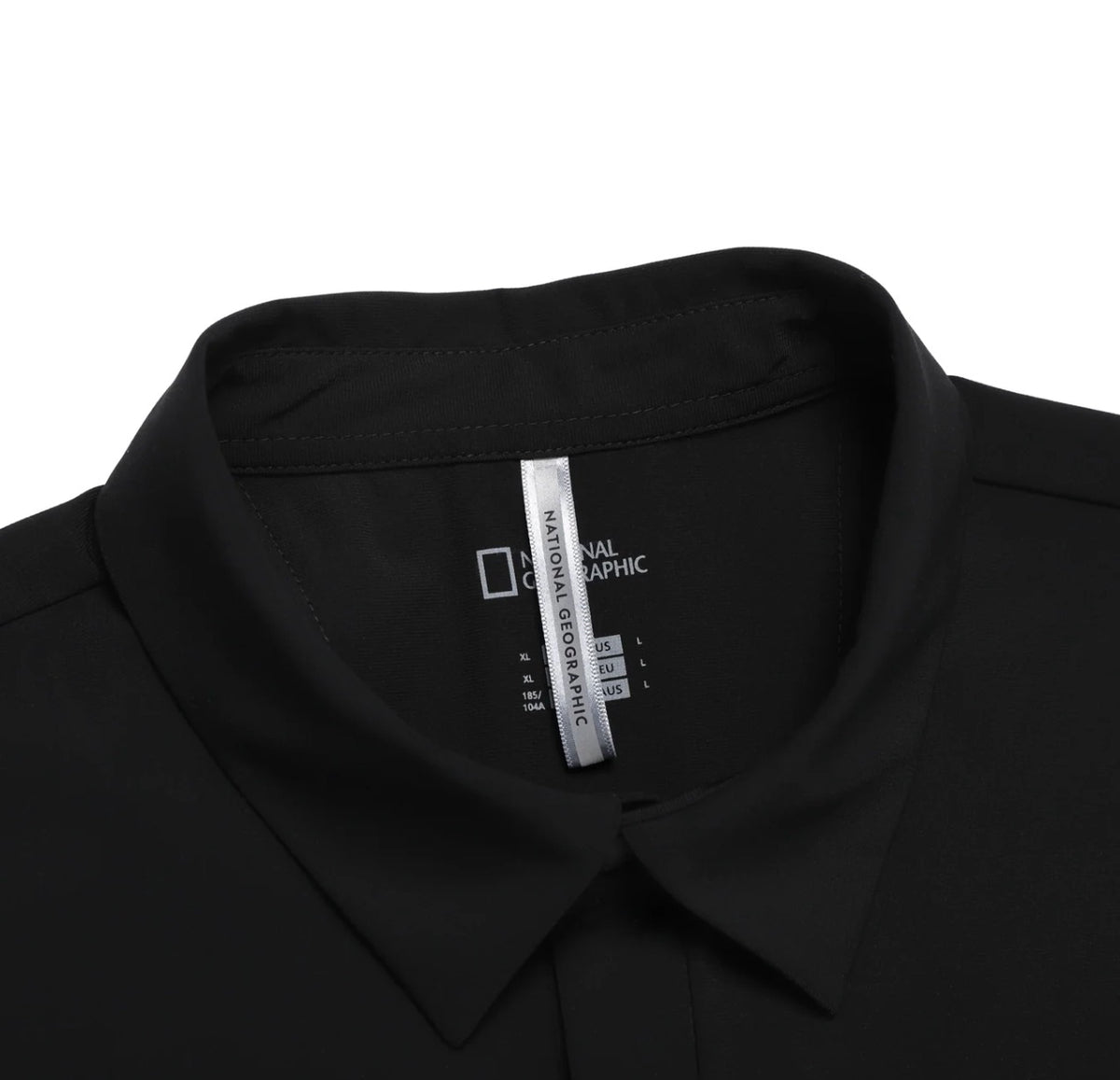 COOLING STRETCH SHORT SLEEVE POLO SHIRT BLACK