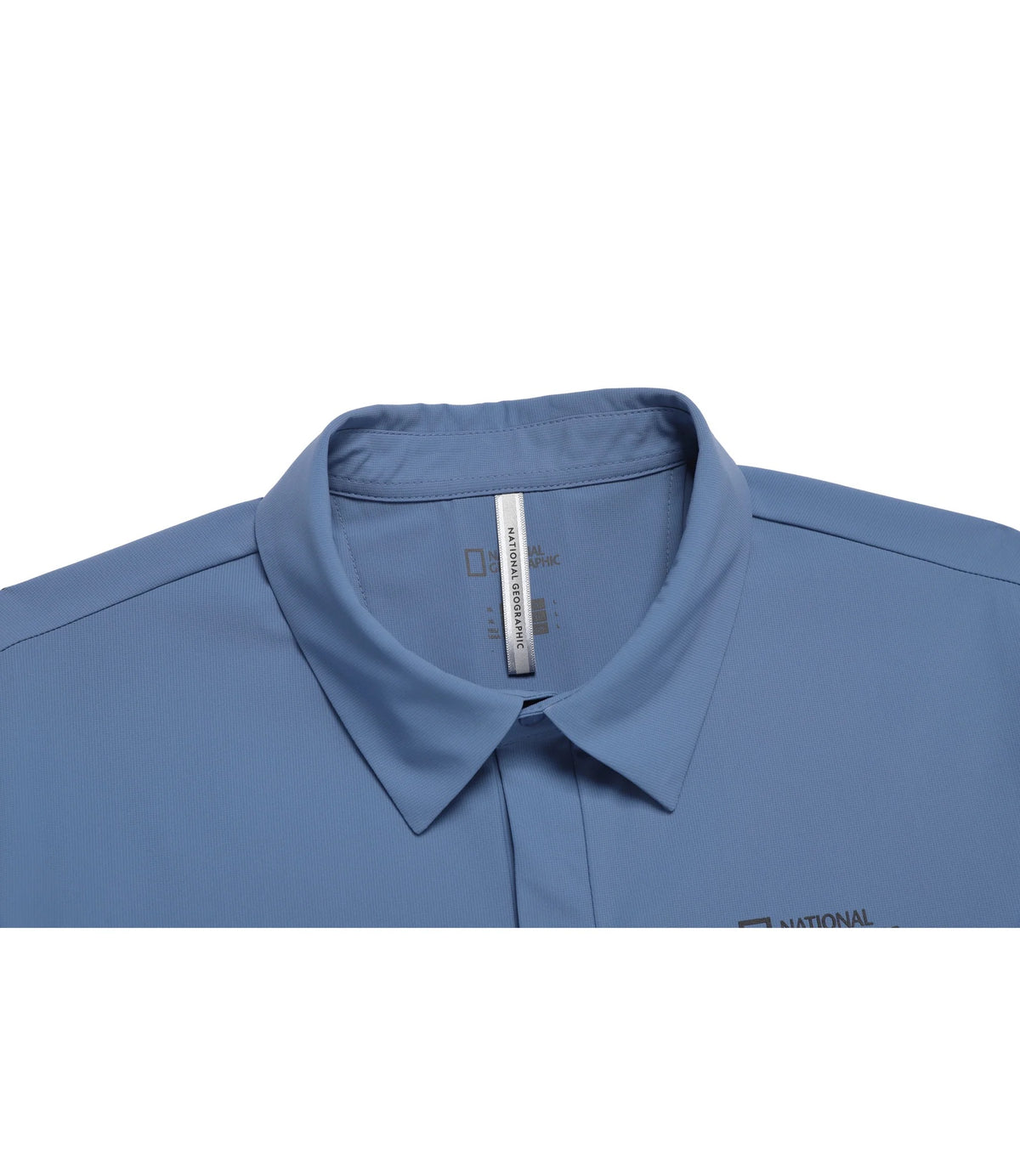 COOLING STRETCH SHORT SLEEVE POLO SHIRT MIDDLE BLUE
