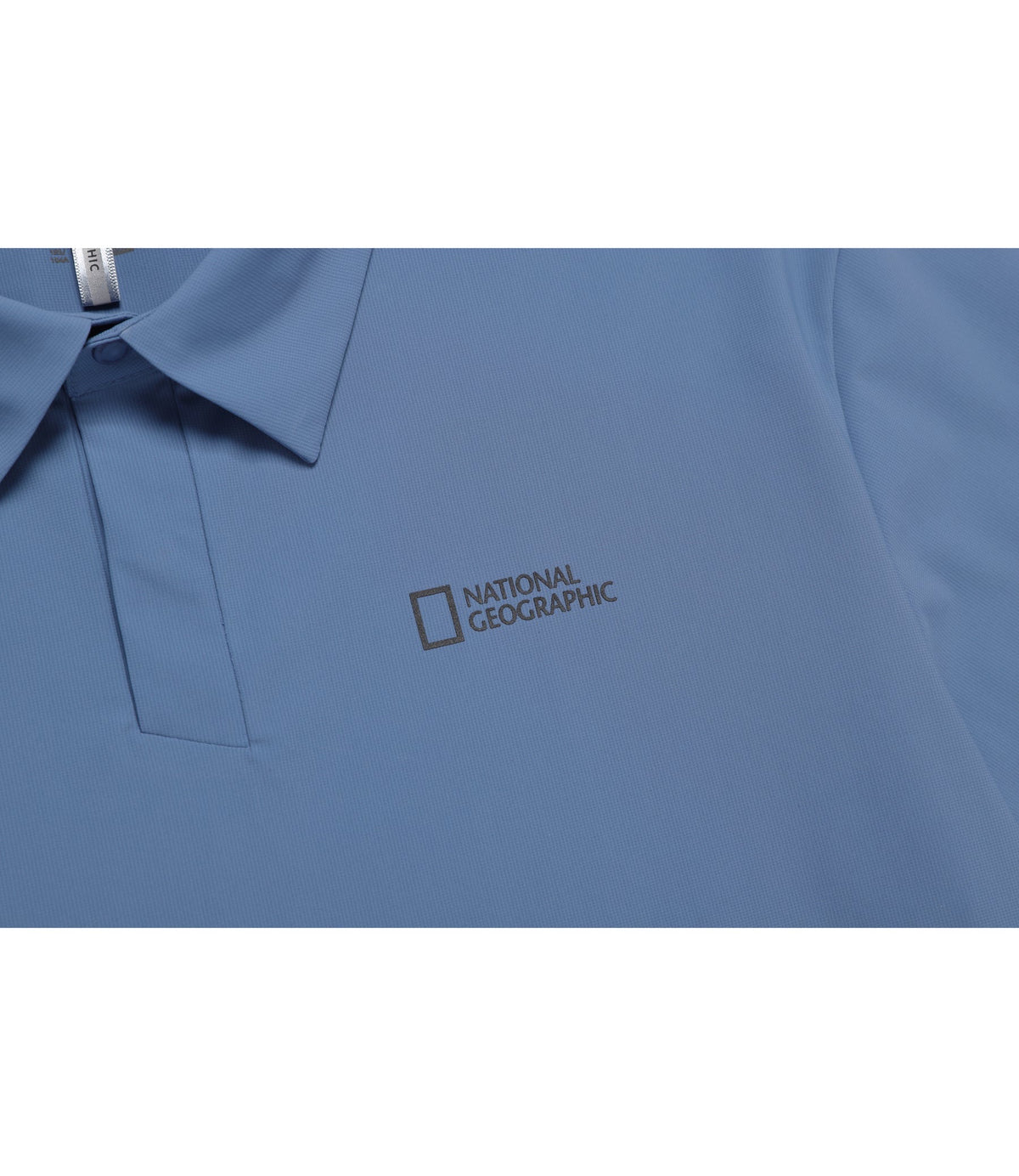 COOLING STRETCH SHORT SLEEVE POLO SHIRT MIDDLE BLUE