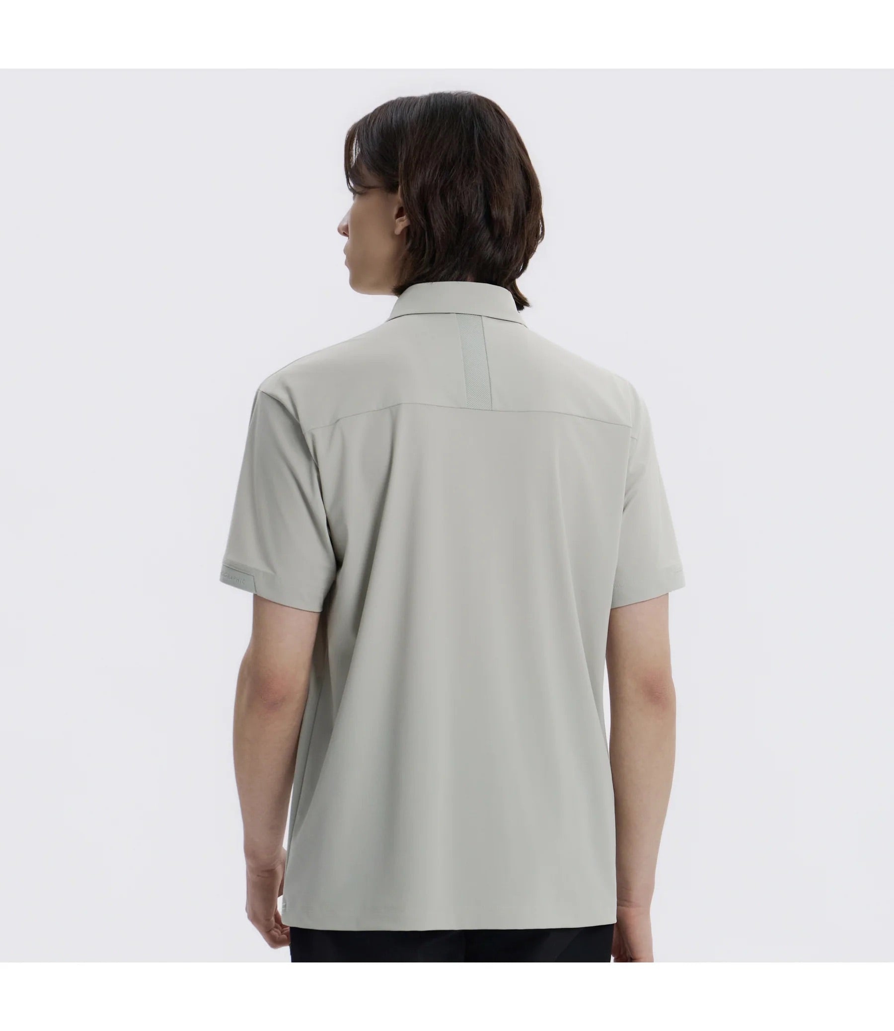 COOLING STRETCH SHORT SLEEVE POLO SHIRT LIGHT KHAKI