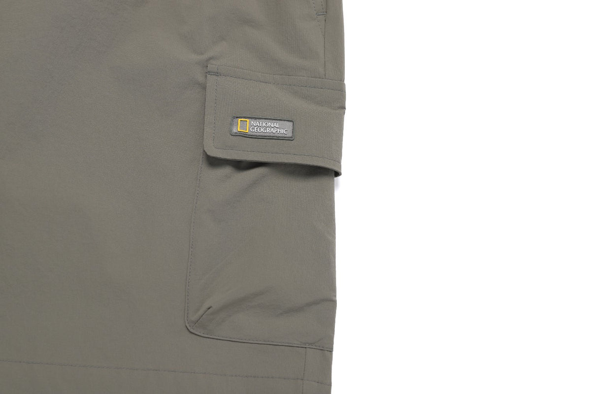 FREEZE STRETCH LONG CARGO SHORT G/KHAKI
