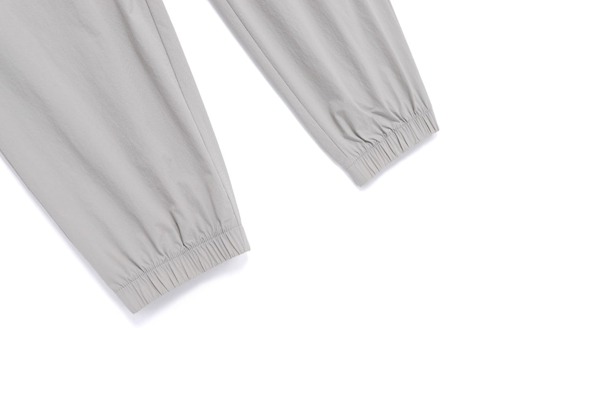ADELIE STRETCH SEMI LOOSE FIT CARGO JOGGER PANTS L/GREY