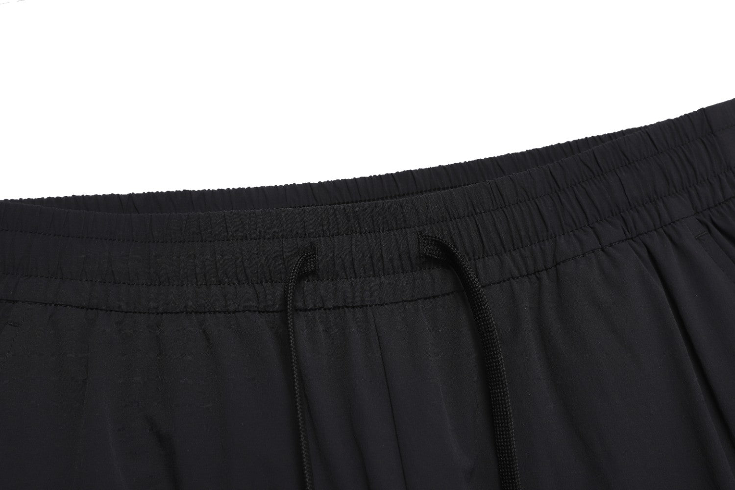 ADELIE STRETCH SEMI LOOSE FIT CARGO JOGGER PANTS BLACK