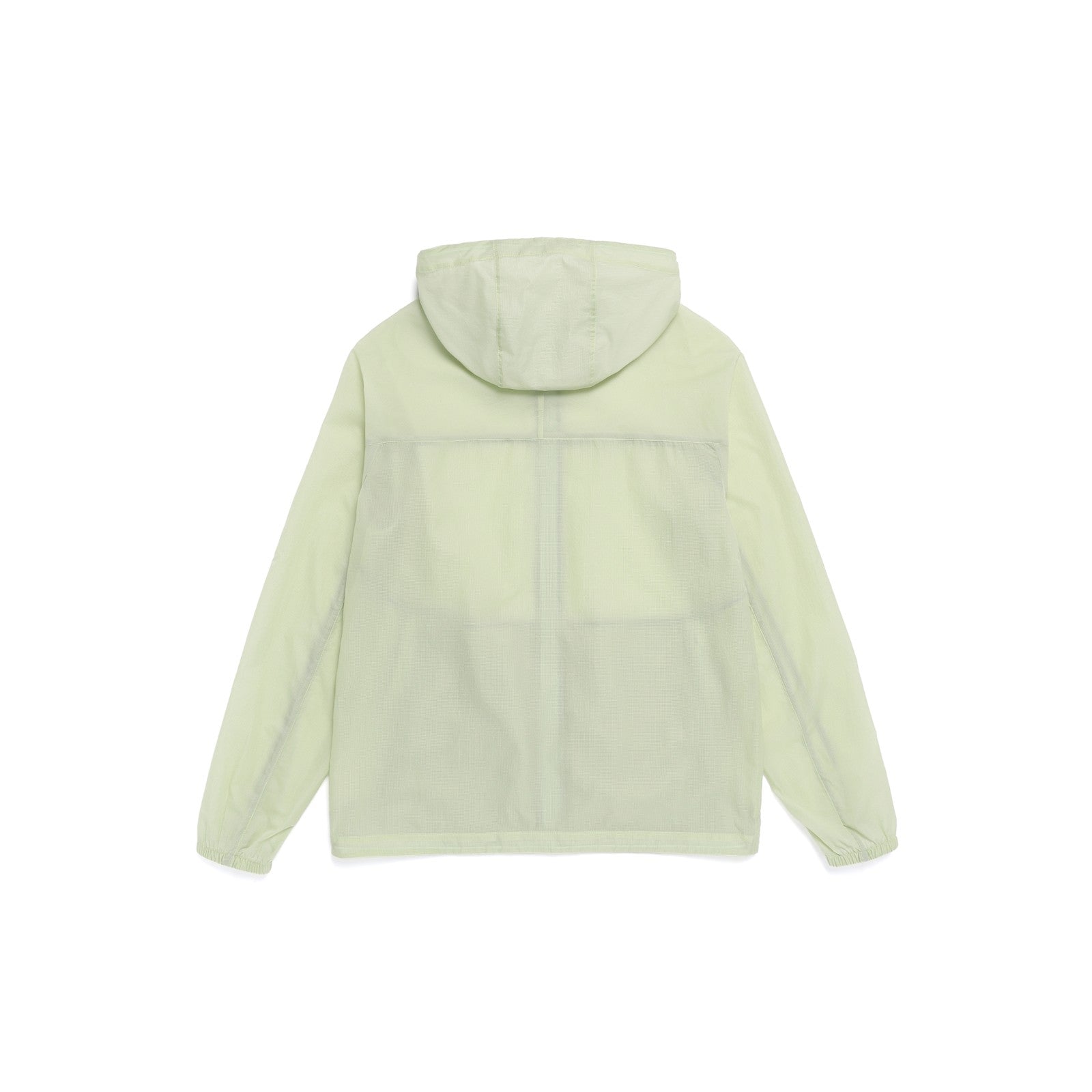 LIGHT PACK HOODED FULL ZIP UP WINDBREAKER LIGHT JADE