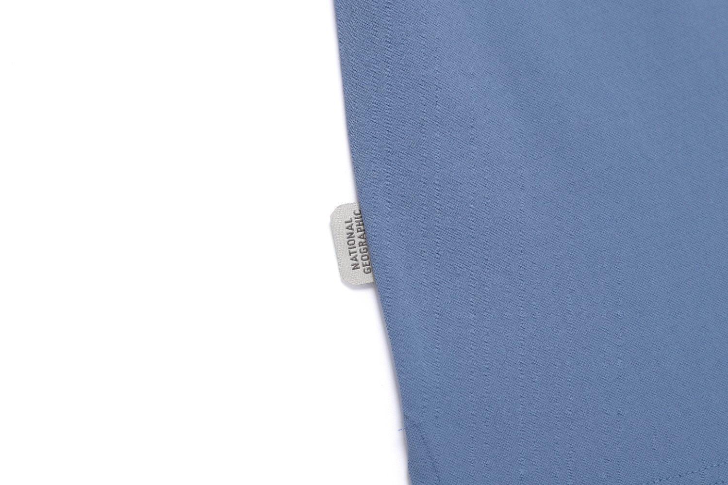 CARIDI PIQUE SHORT SLEEVE COLLAR T-SHIRT MIDDLE BLUE