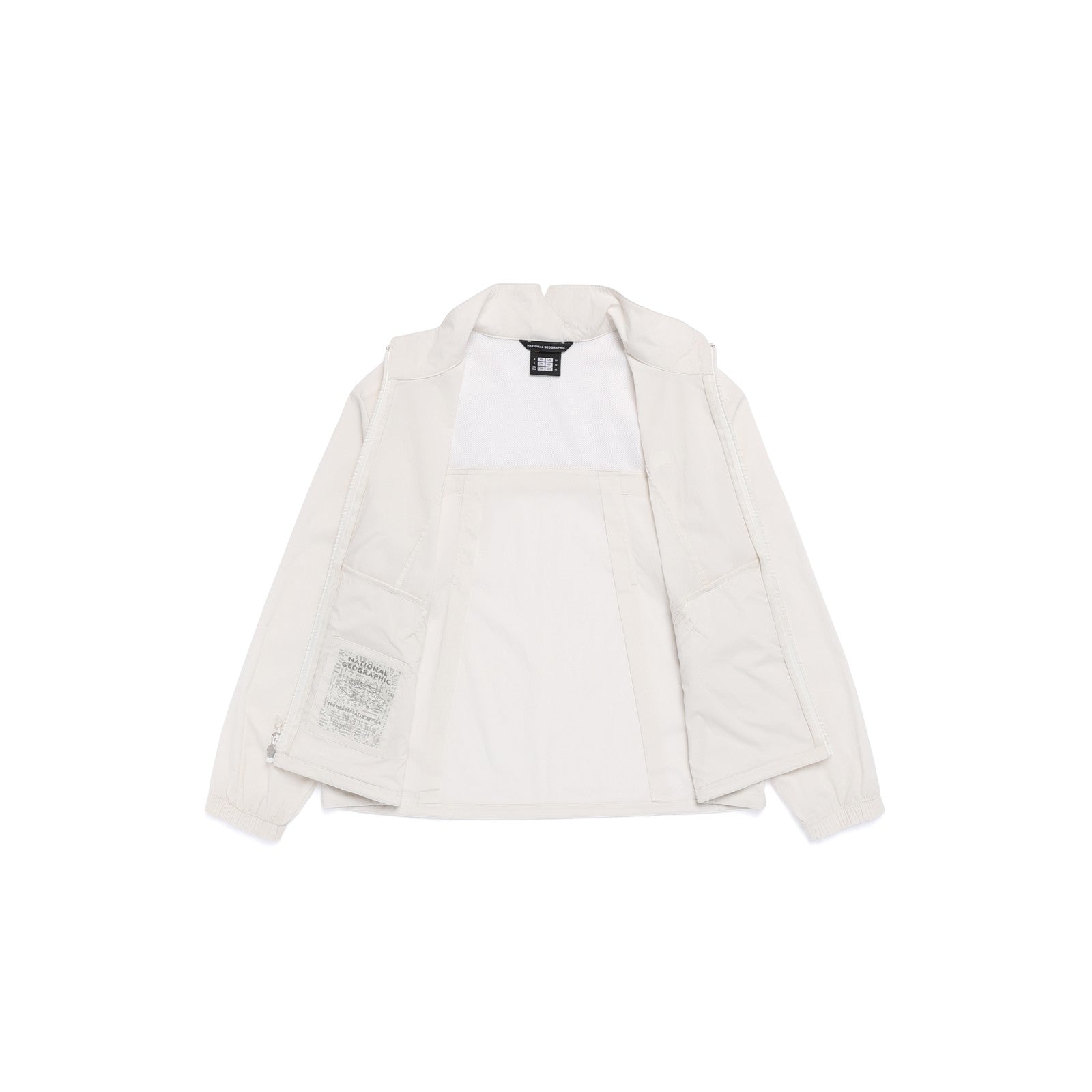 WOMEN'S FINET COOL-TOUCH STAND NECK JUMPER O/WHITE