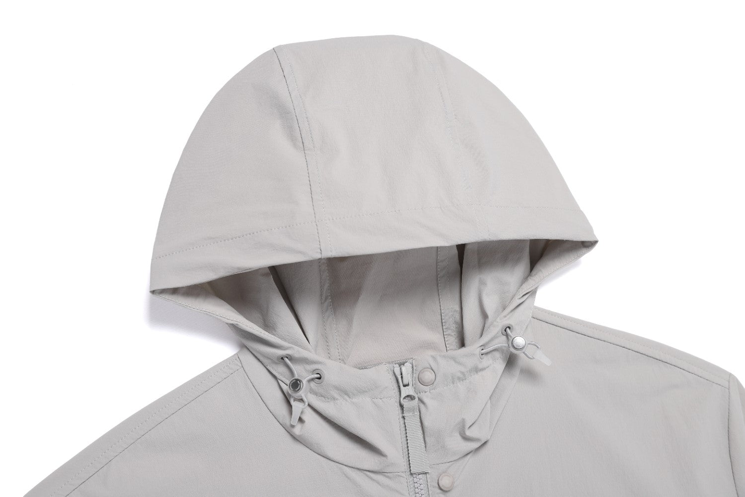 WOMEN'S ADELIE COOL-TOUCH STRETCH OVERFIT HOODED FULL ZIP-UP L/GREY