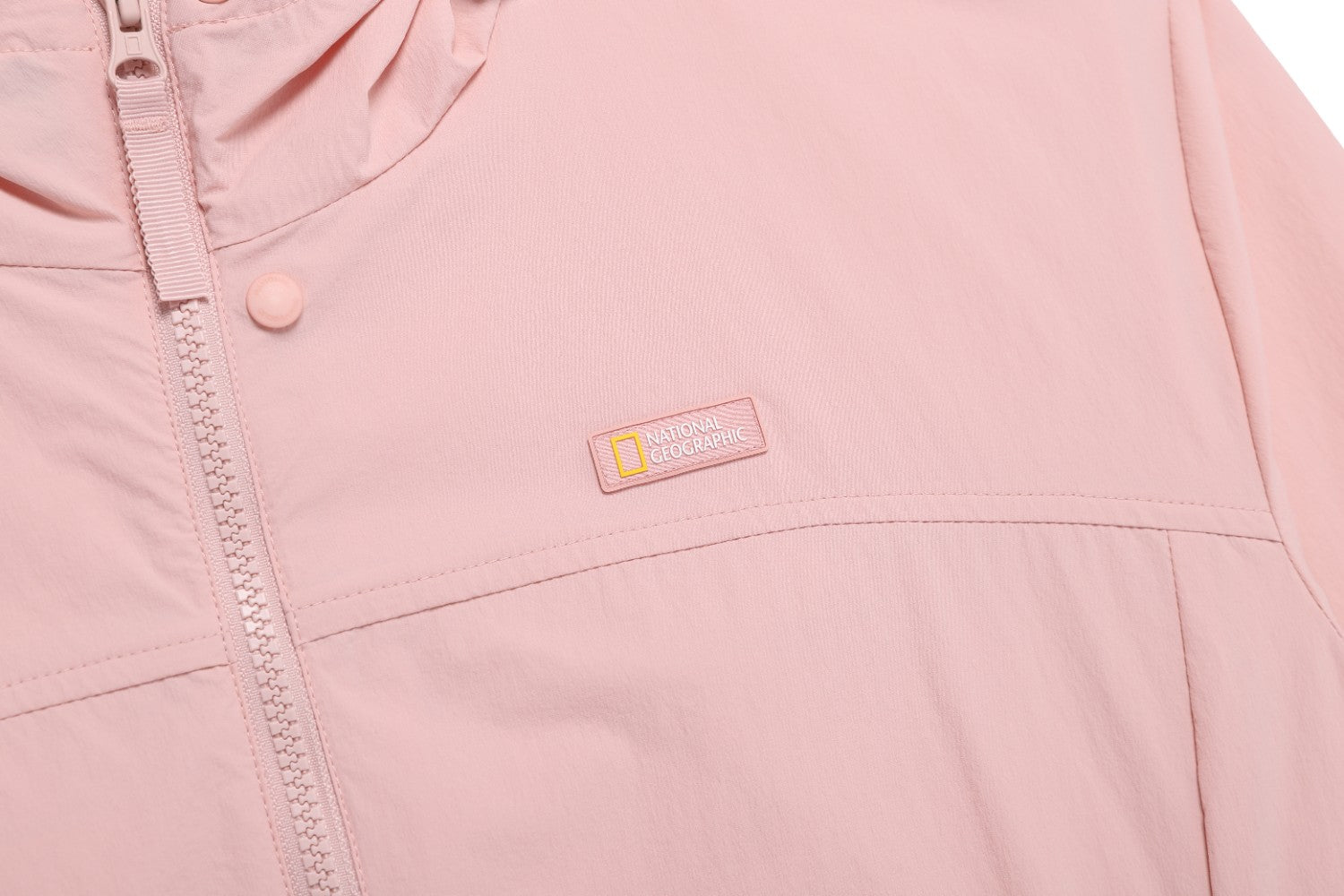 WOMEN'S ADELIE COOL-TOUCH STRETCH OVERFIT HOODED FULL ZIP-UP SILVER PINK
