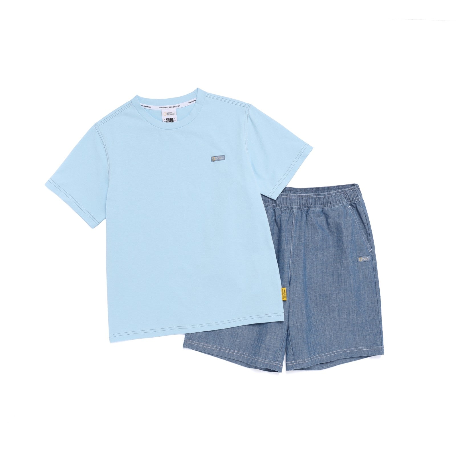 KIDS HALF SET SKY BLUE