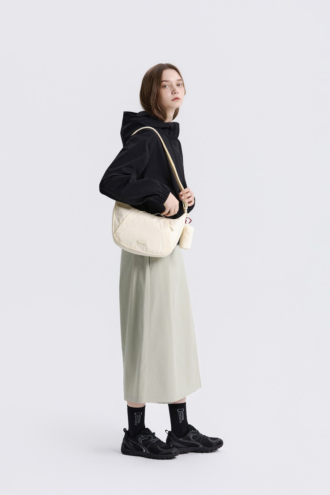 WOMEN LUMI HOBO BAG IVORY