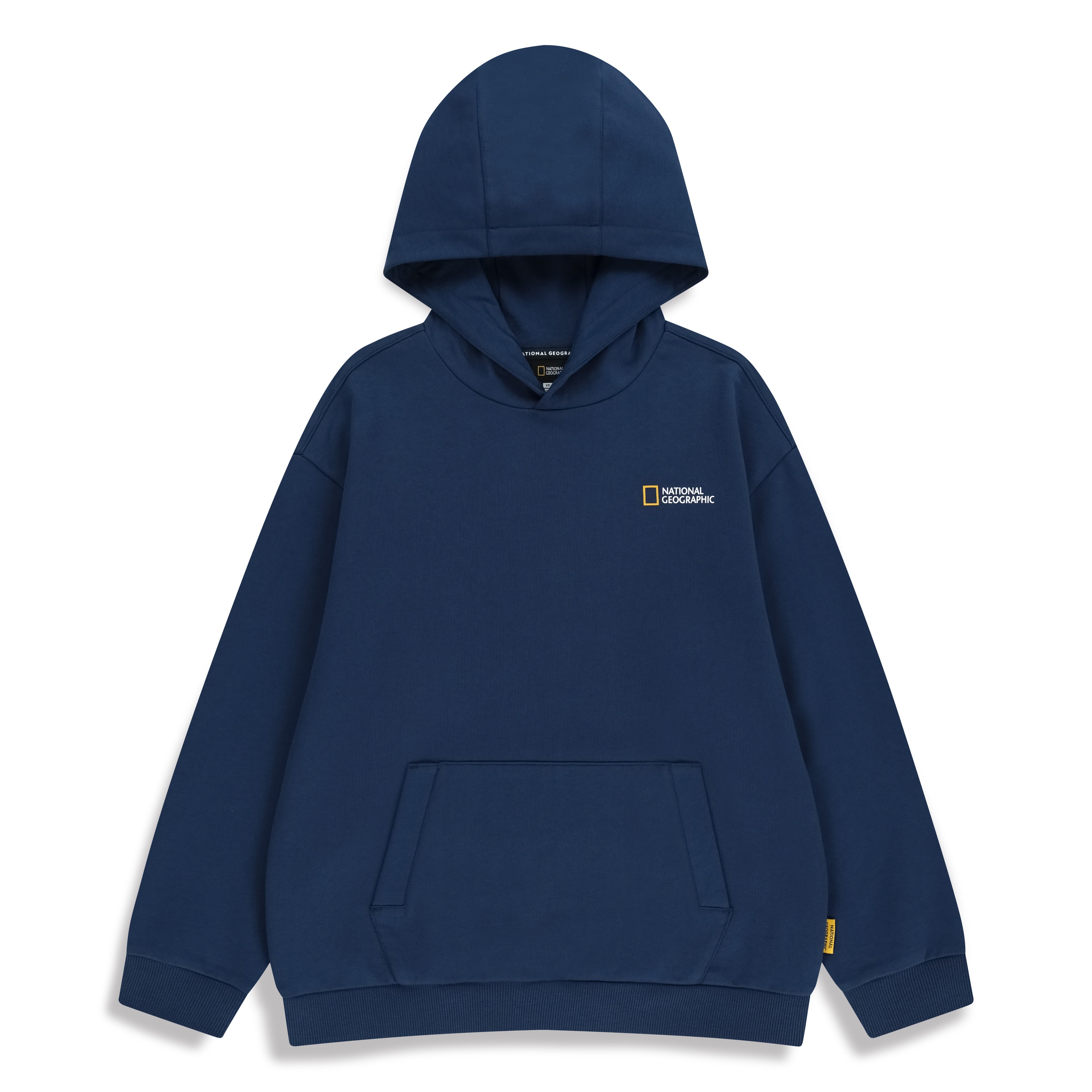 KIDS SEASONAL BACKGRAPHIC HOODIE (BRUSHED) NAVY