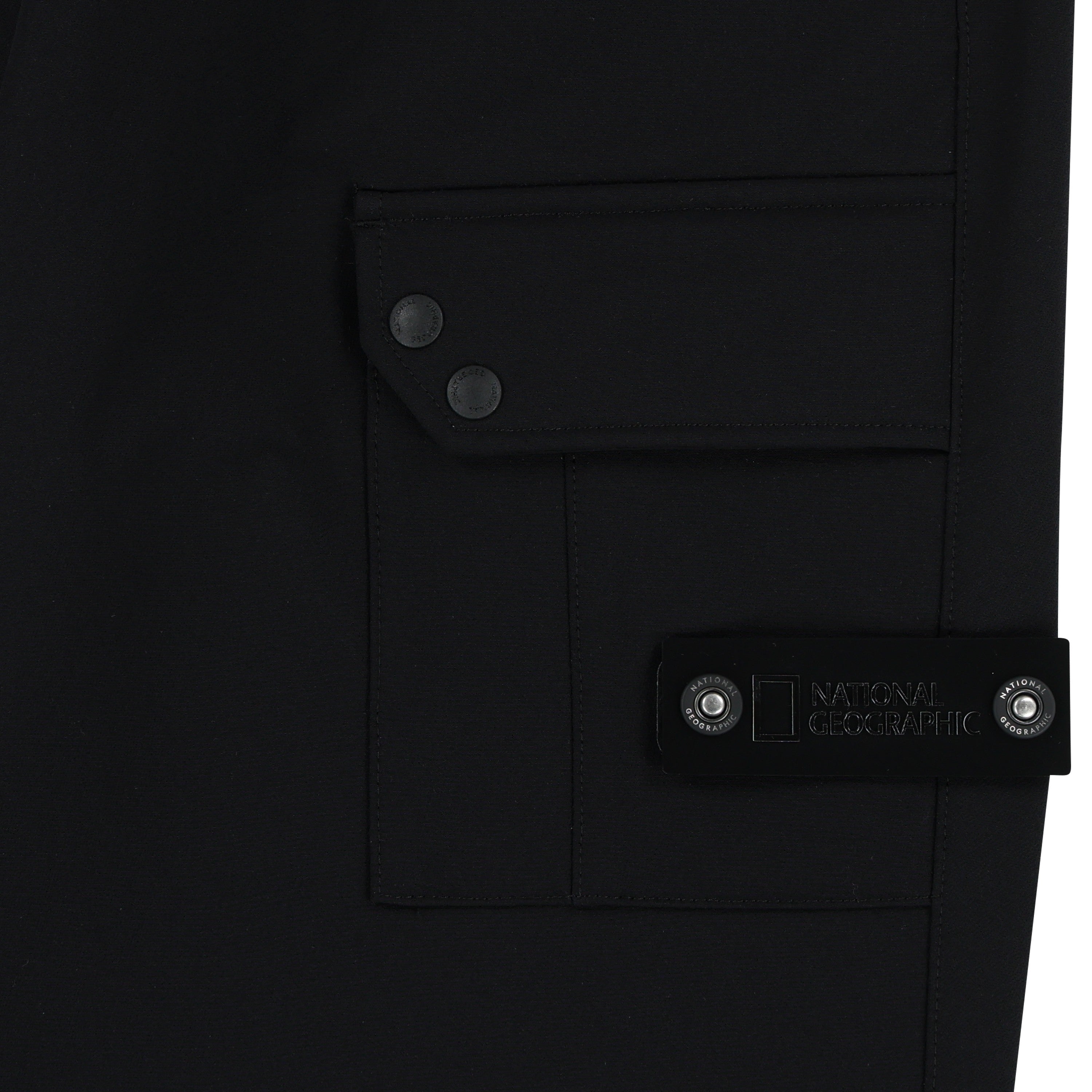 KIDS ADVENTURE ARCHELON DOUBLE-WARM SEMI-BAGGY FIT PANTS CARBON BLACK