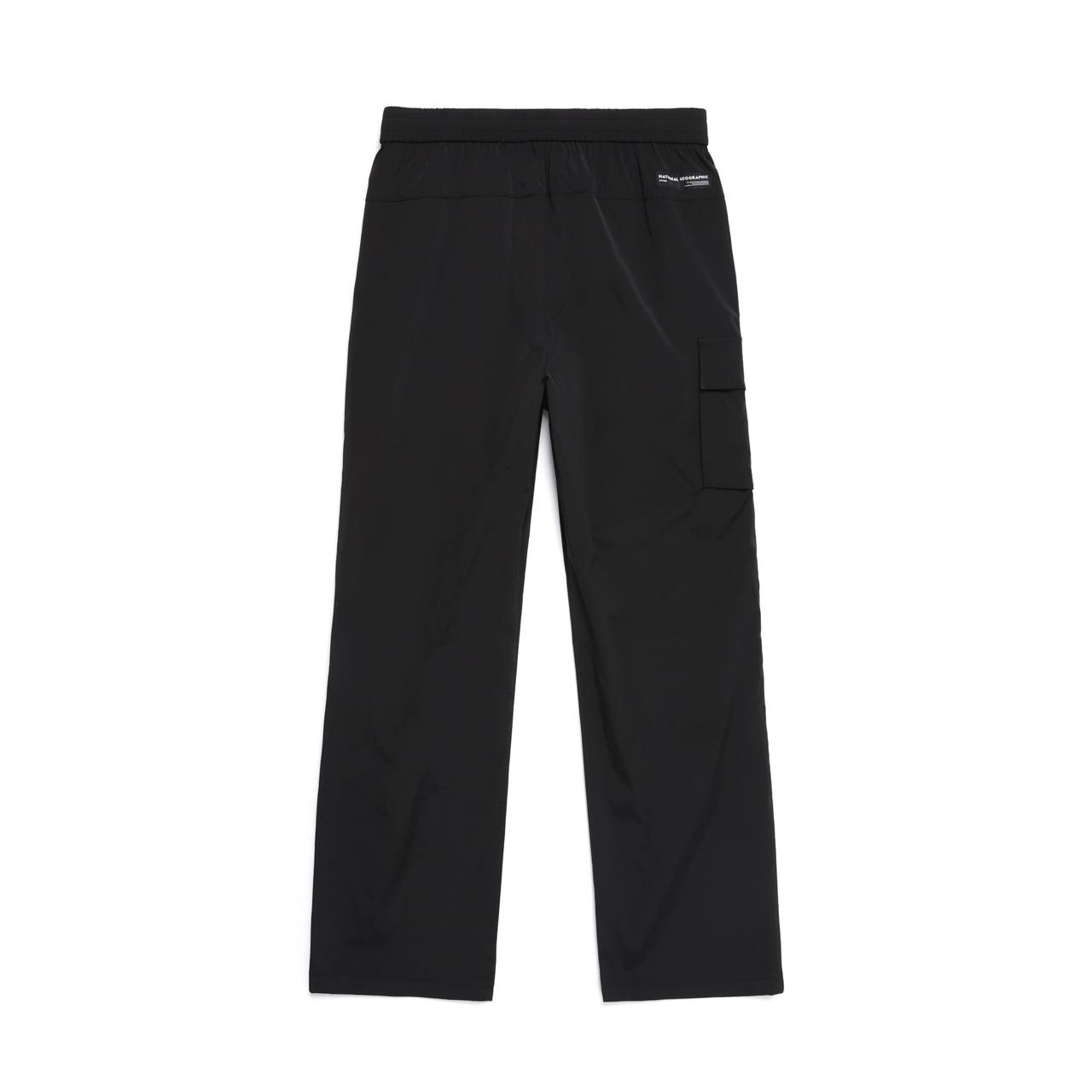 WOMEN SILKY STRETCH RELAXED PANTS CARBON BLACK