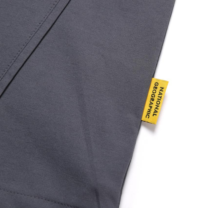FROZEN AIR SHORT SLEEVE COLLAR T-SHIRT BLUE GREY