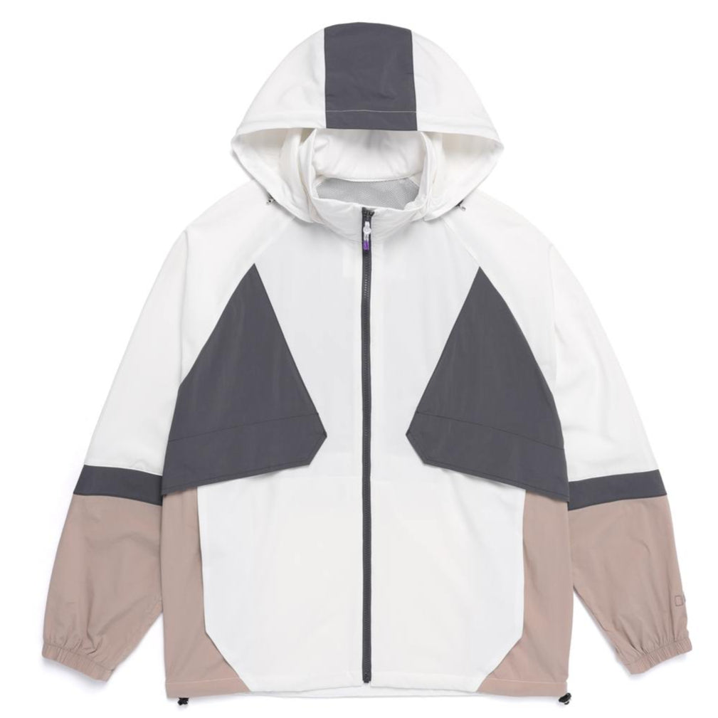 COOL WAVE COLOR BLOCK BASIC FIT JACKET 1 IVORY