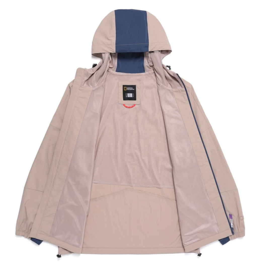 COOL WAVE COLOR BLOCK BASIC FIT JACKET 2 SAND BEIGE