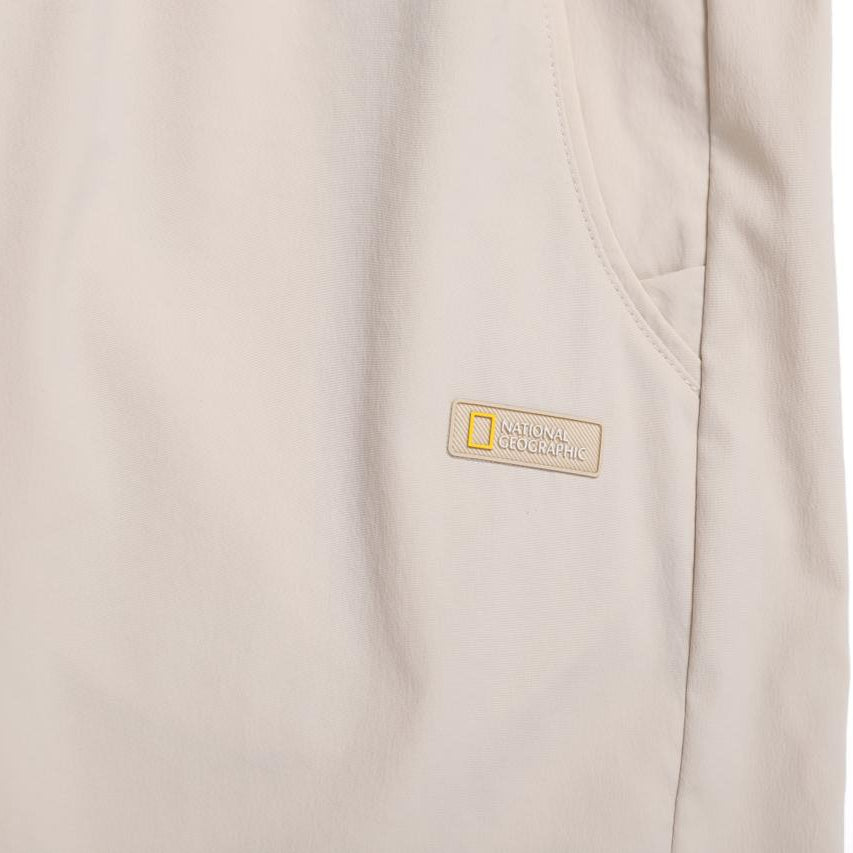 WOMEN FROZEN CUBE BOARD SHORTS OAK BEIGE