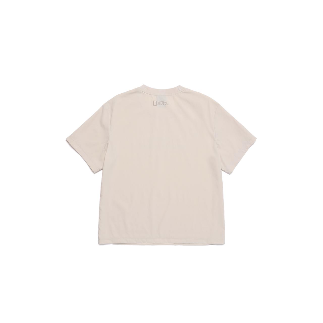 WOMEN FROZEN CUBE SHORT SLEEVE T-SHIRT OAK BEIGE