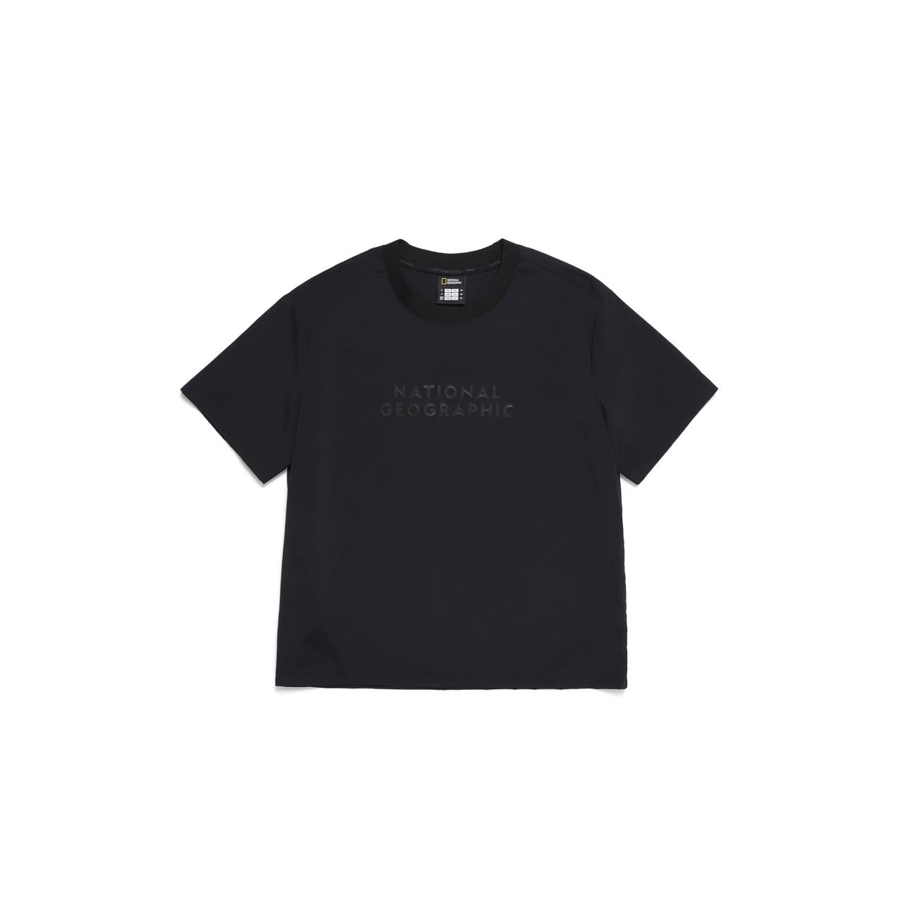 WOMEN FROZEN CUBE SHORT SLEEVE T-SHIRT CARBON BLACK