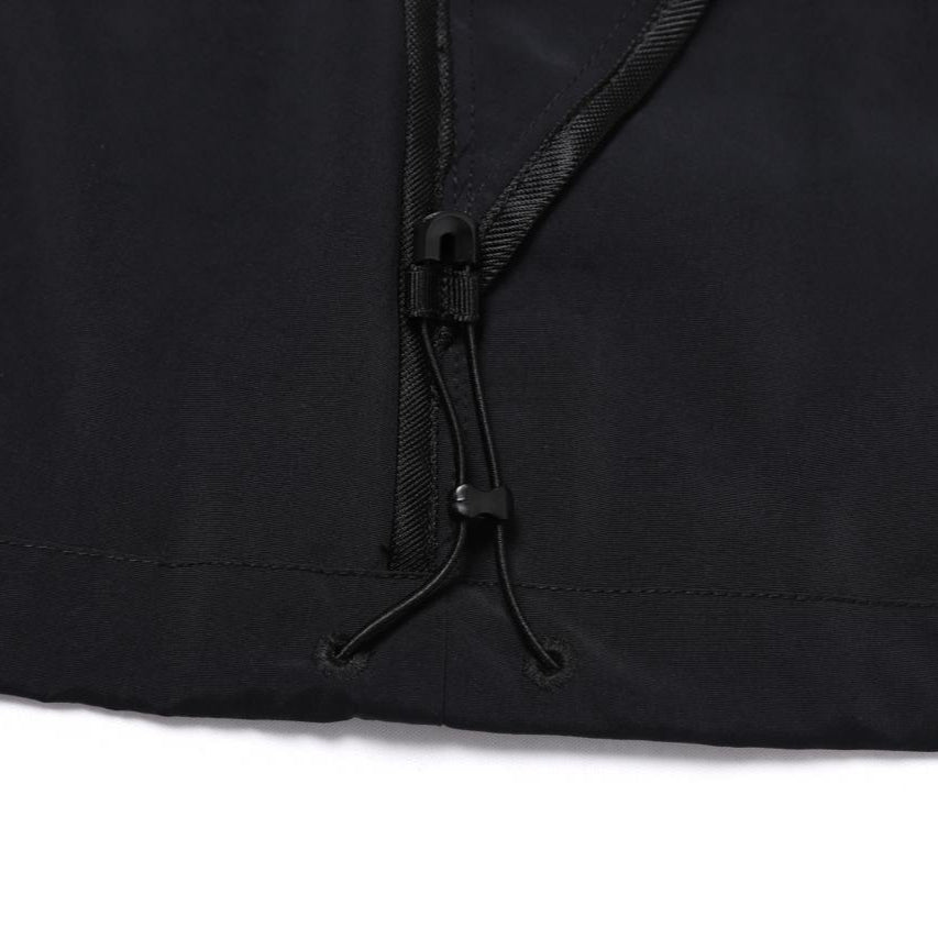 WOMEN FROZEN CUBE STANDNECK WINDBREAKER CARBON BLACK