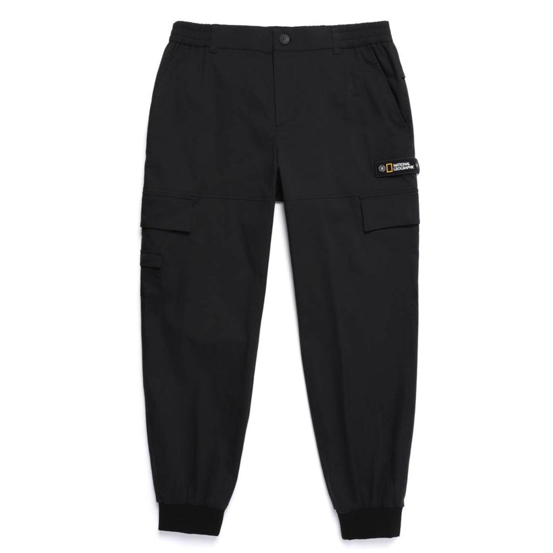 SMALL POCKET DETAILED CARGO JOGGER PANTS CARBON BLACK