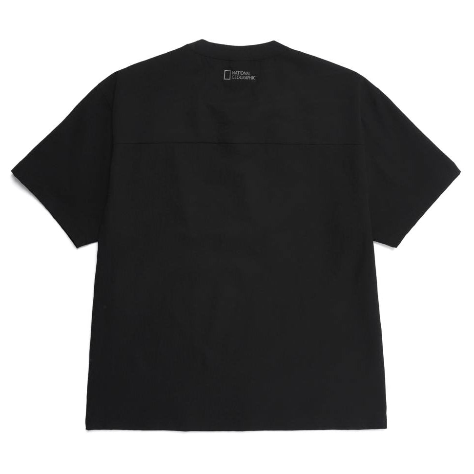 MICRO AIRDOT SEMI-OVER FIT HALF SLEEVE T-SHIRT CARBON BLACK