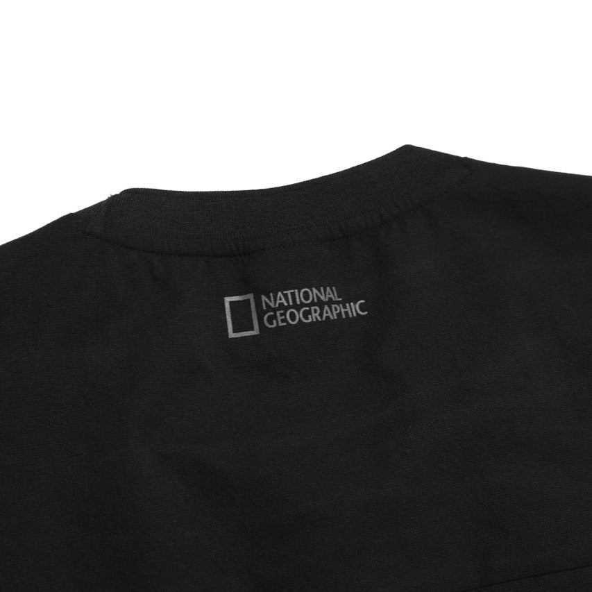 MICRO AIRDOT SEMI-OVER FIT HALF SLEEVE T-SHIRT CARBON BLACK