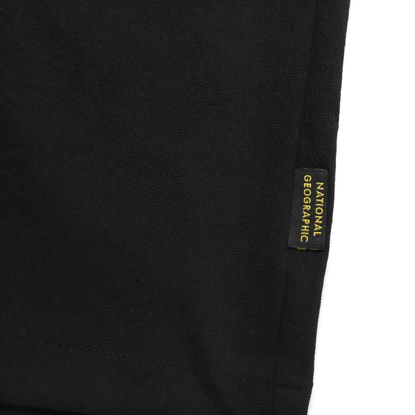 MICRO AIRDOT SEMI-OVER FIT HALF SLEEVE T-SHIRT CARBON BLACK