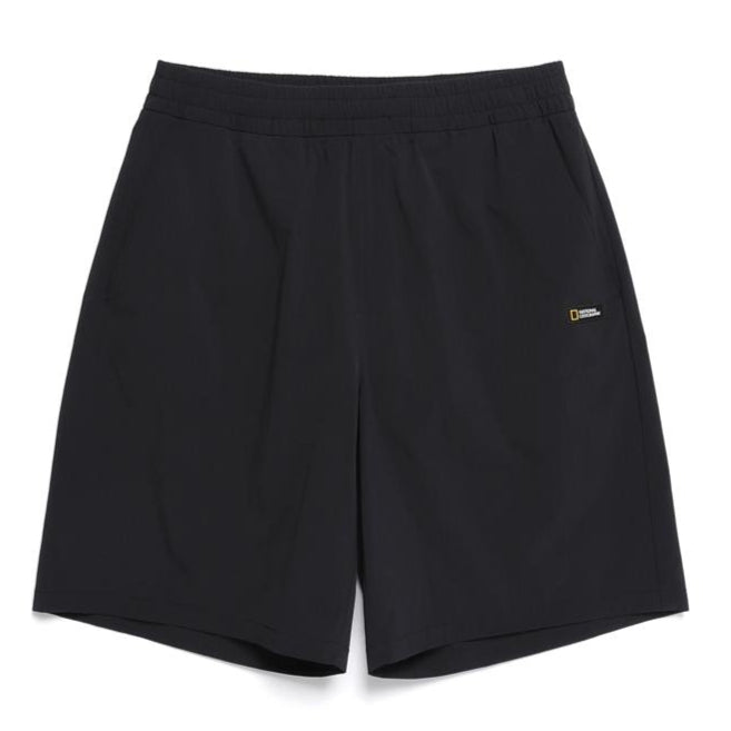 ADELIE WOVEN STRETCH SHORT CARBON BLACK