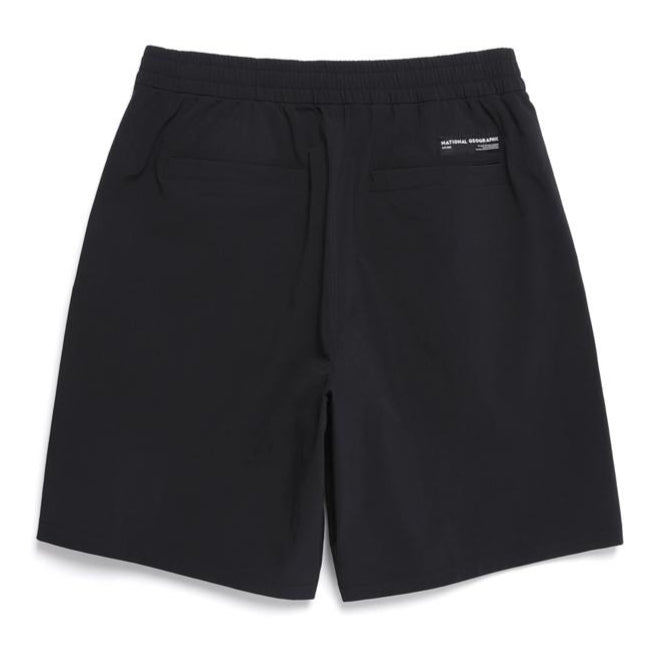 ADELIE WOVEN STRETCH SHORT CARBON BLACK